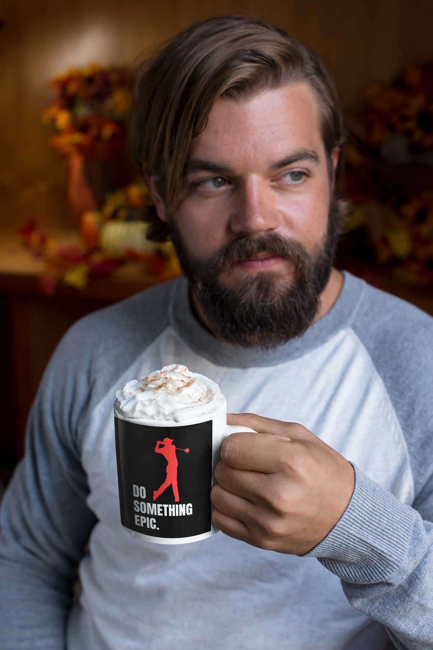 inspirational golf swing mug for athletes and players