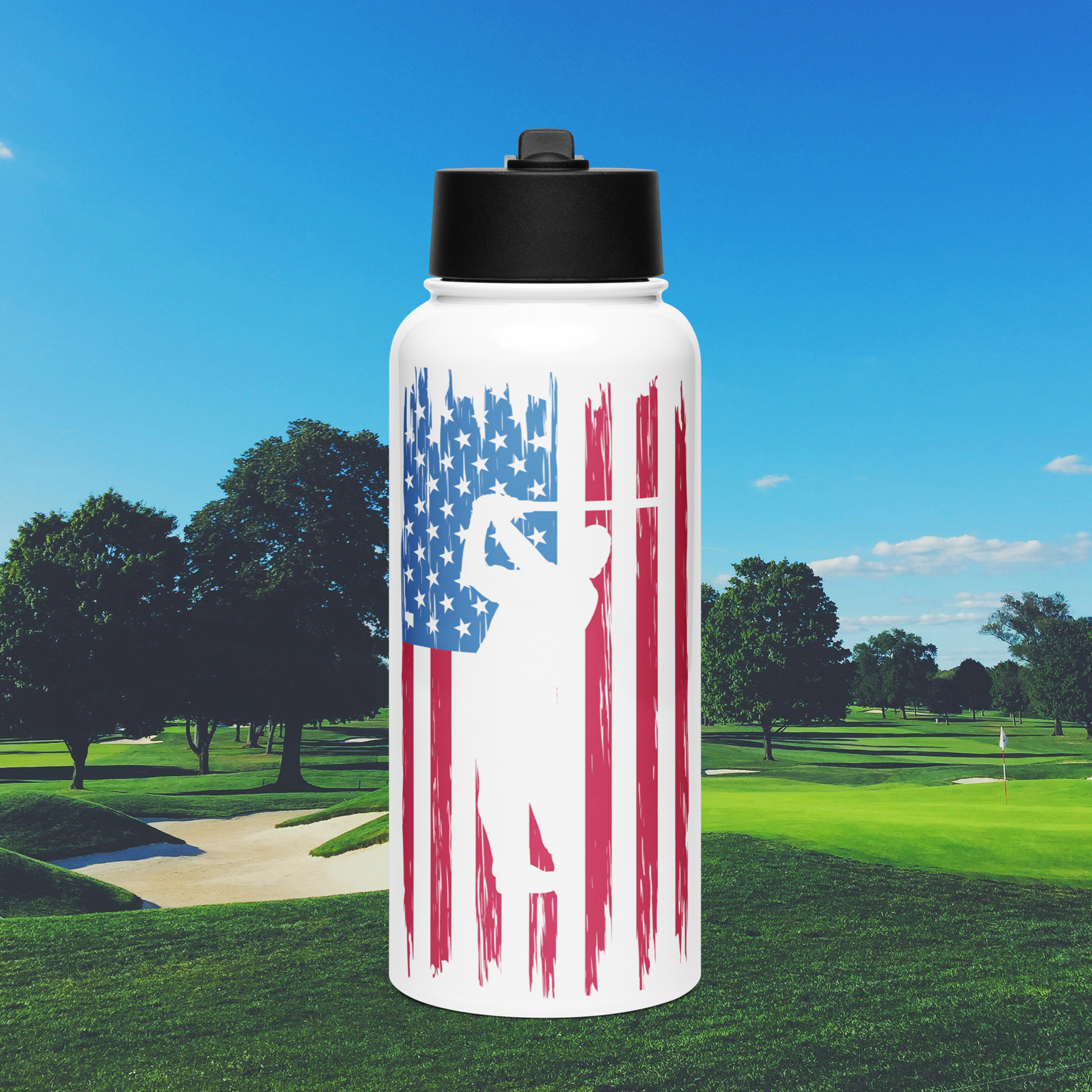 Water Bottle with Straw