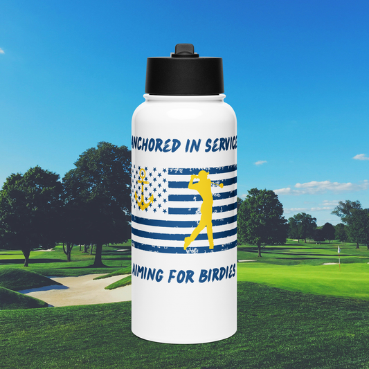 Water Bottle with Straw