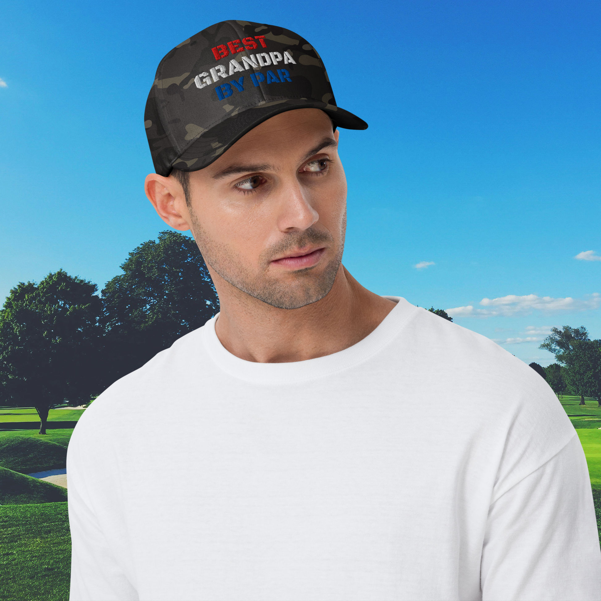 unique grandfather gift hat for golfers
