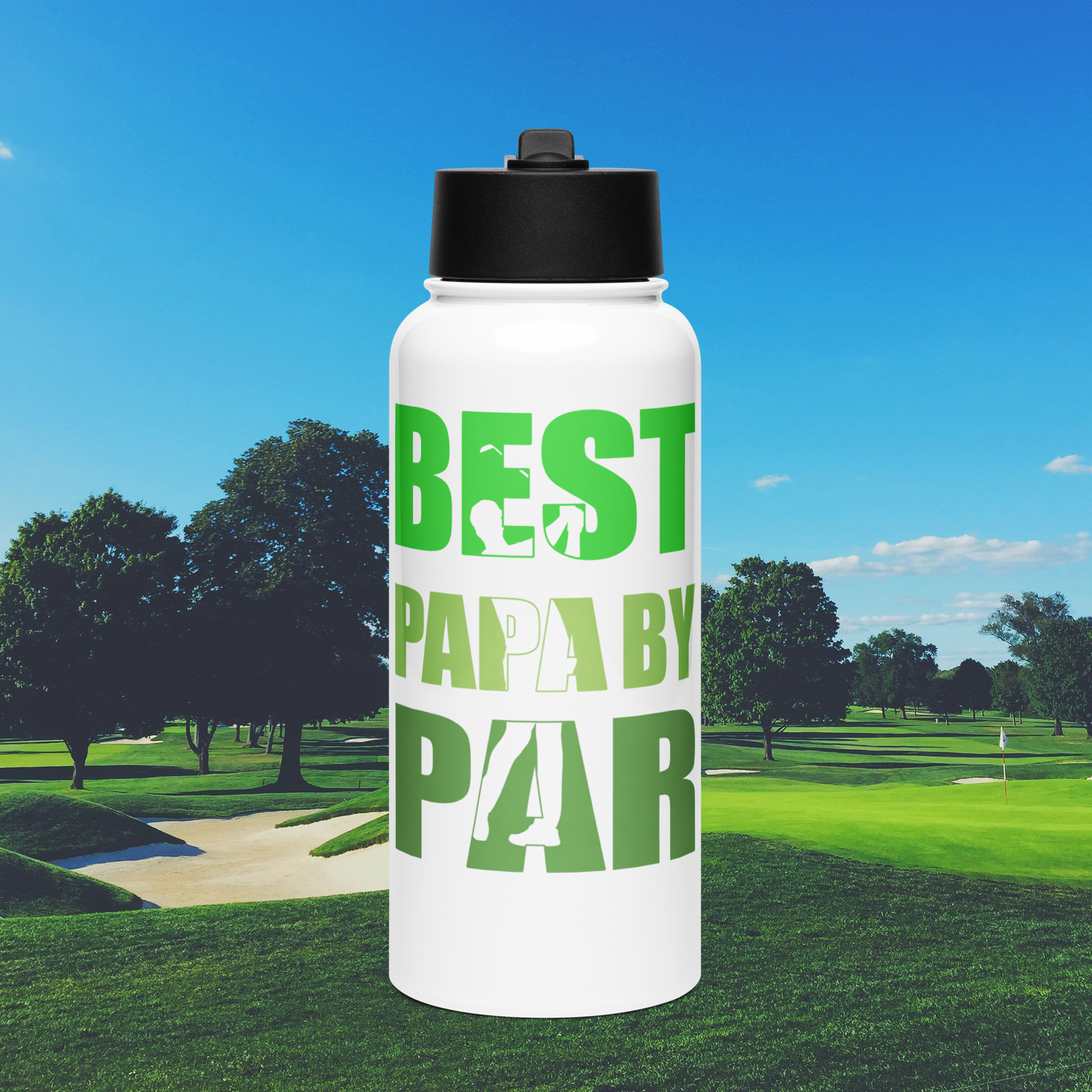 Water Bottle with Straw