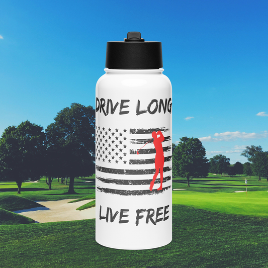 Water Bottle with Straw