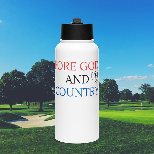 Water Bottle with Straw