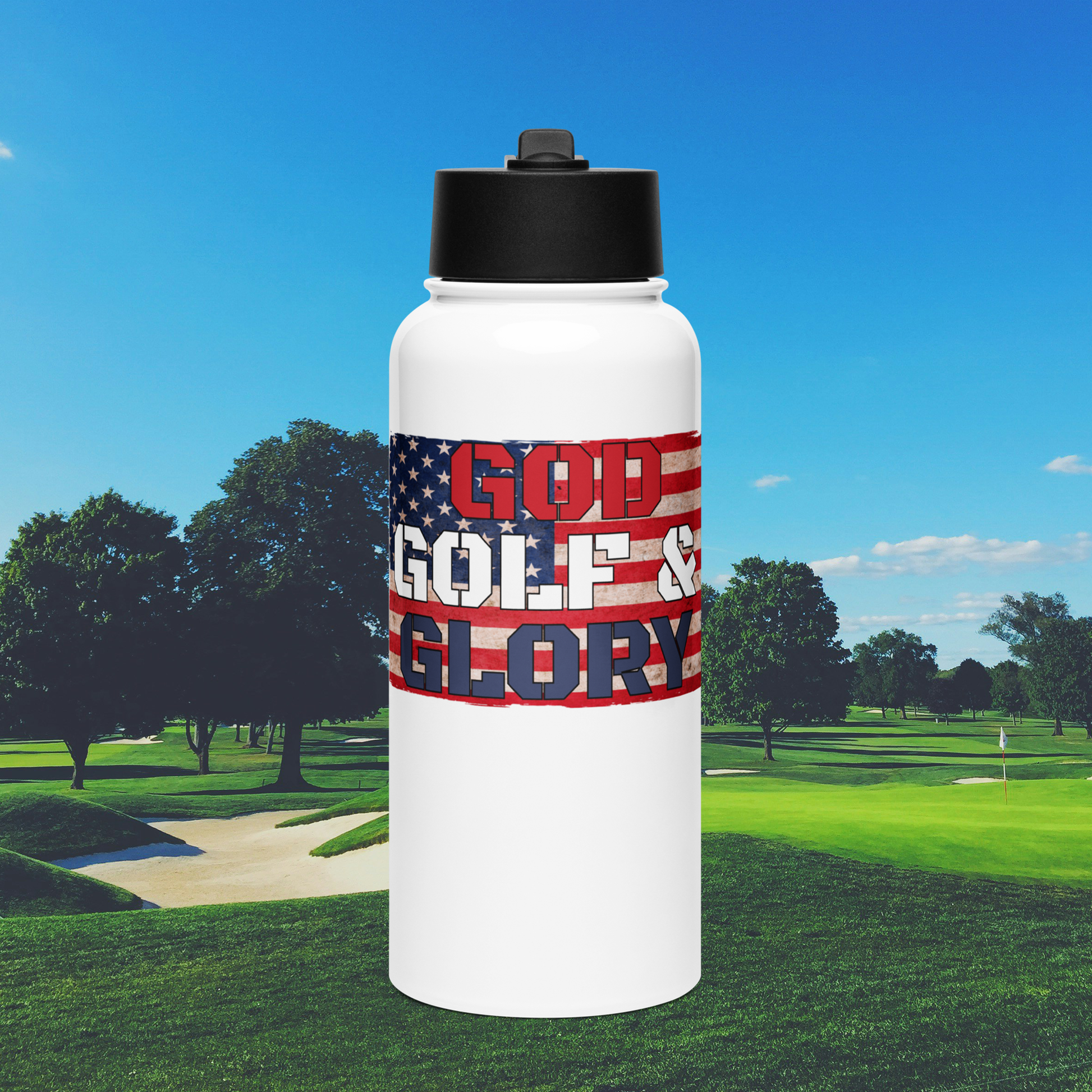 Water Bottle with Straw