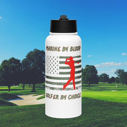 Water Bottle with Straw