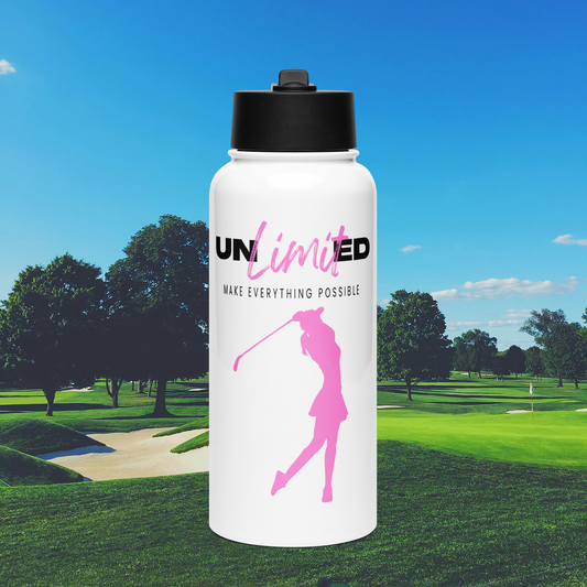 Water Bottle with Straw