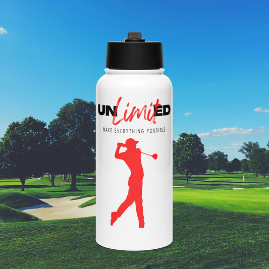 Water Bottle with Straw