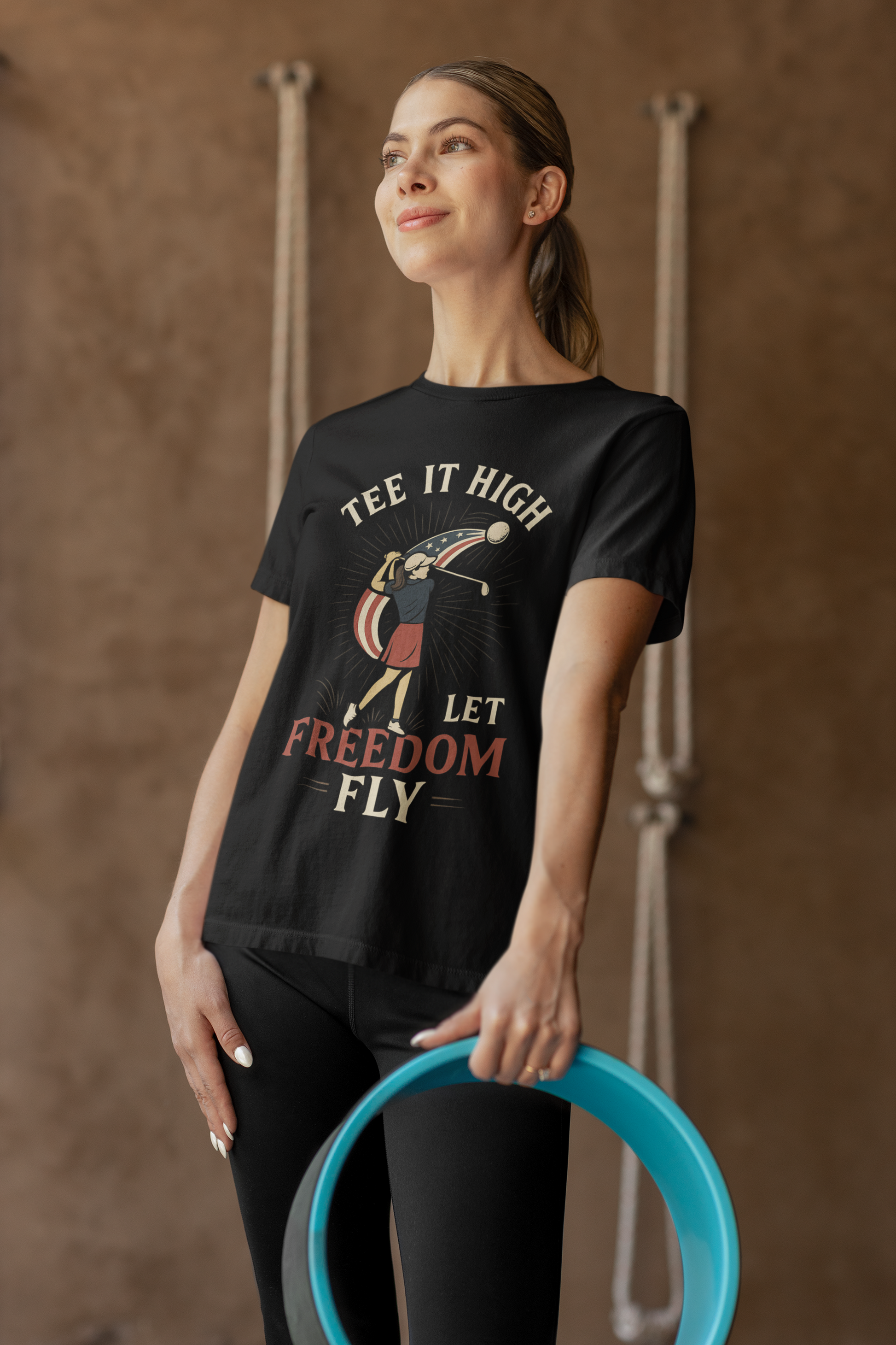Tee It High Let Freedom Fly ladies t-shirt