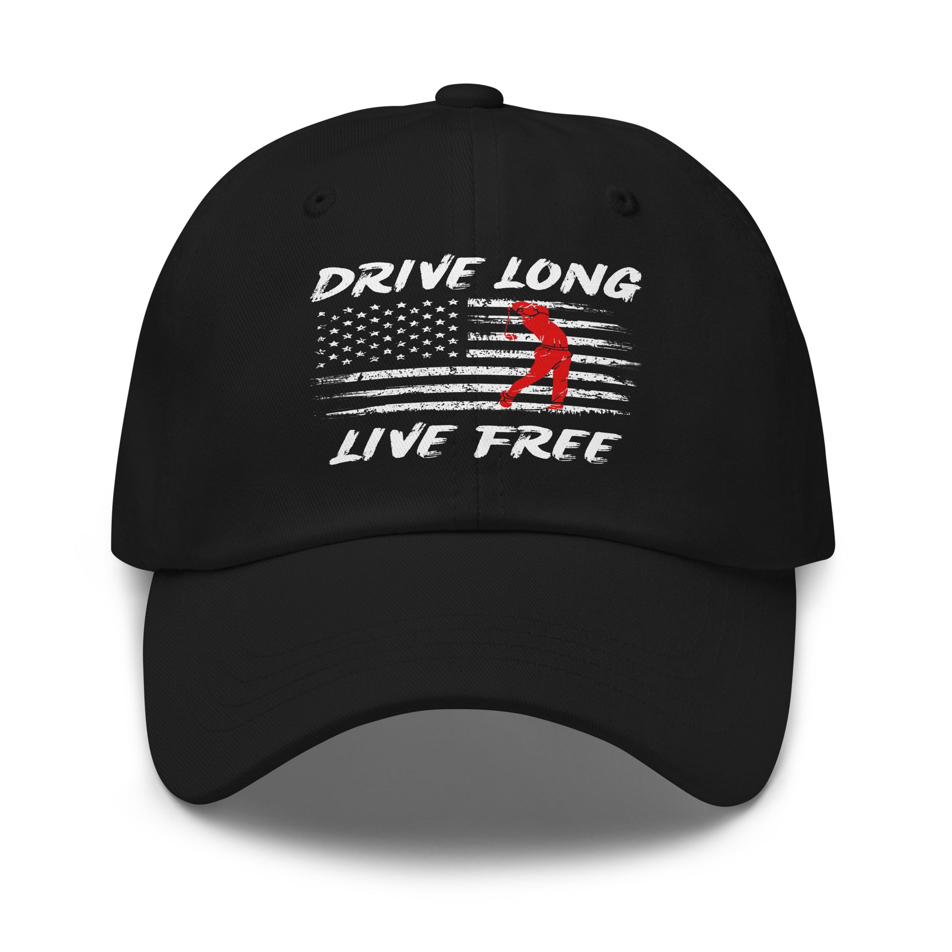 veteran-friendly golf hat with flag print