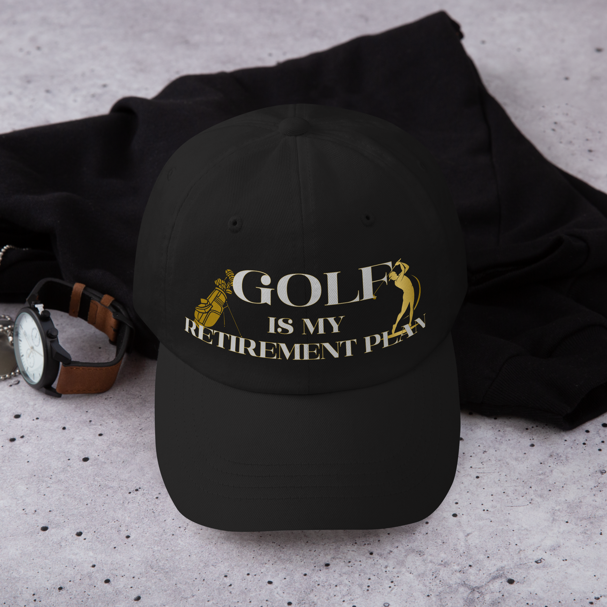 funny retirement gift hat for golfers