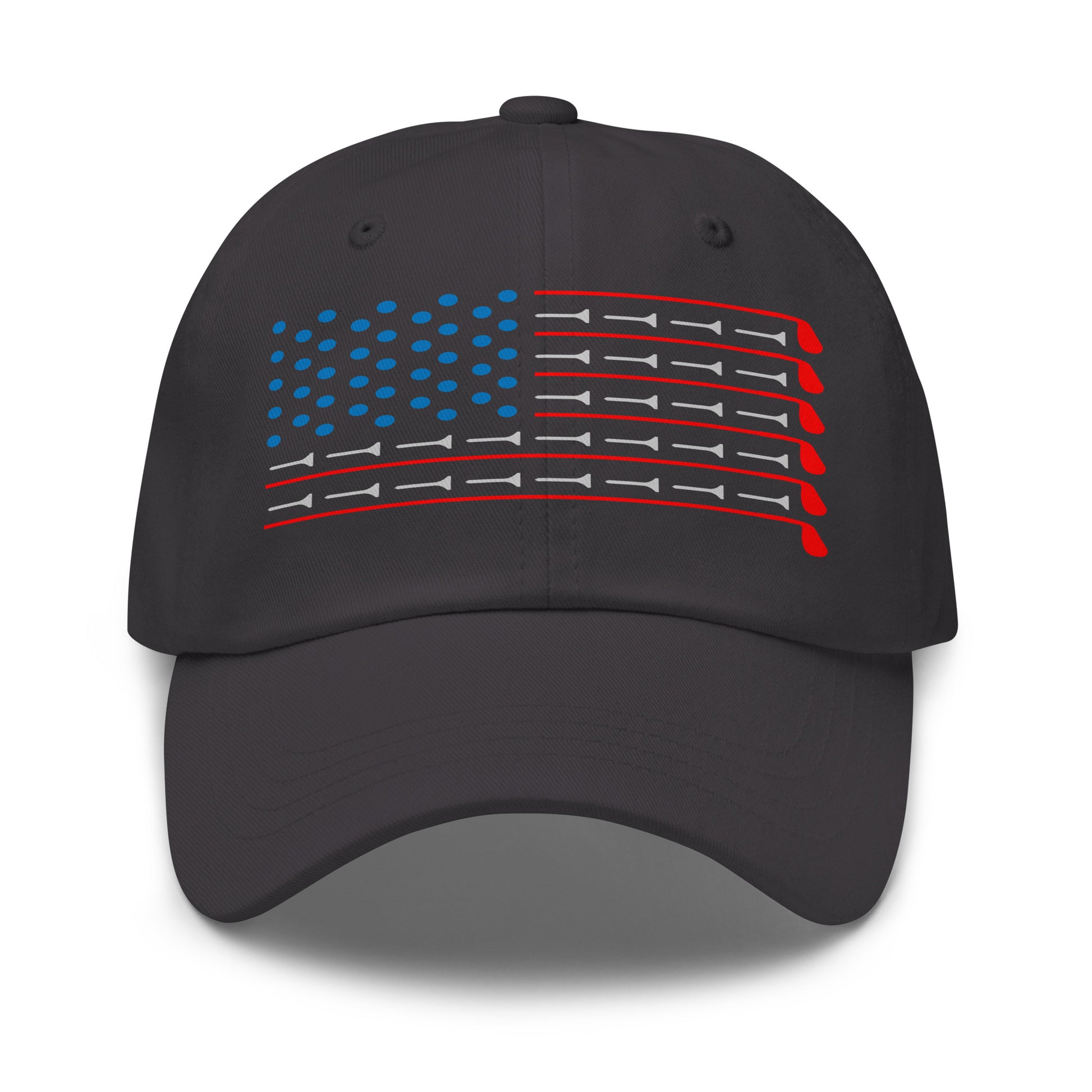 flag design hat for patriotic golf fans