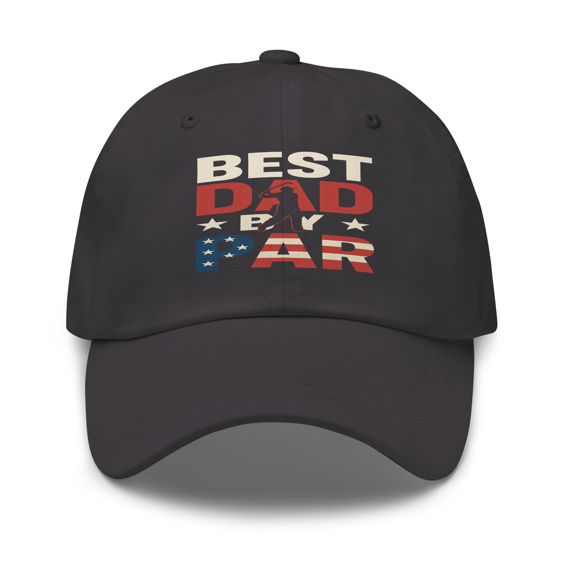 best dad by par golf hat printed design
