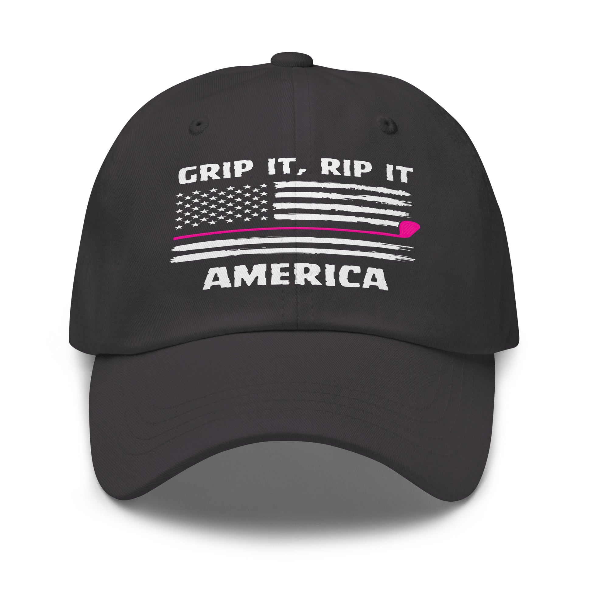 women's low profile golf hat with patriotic style