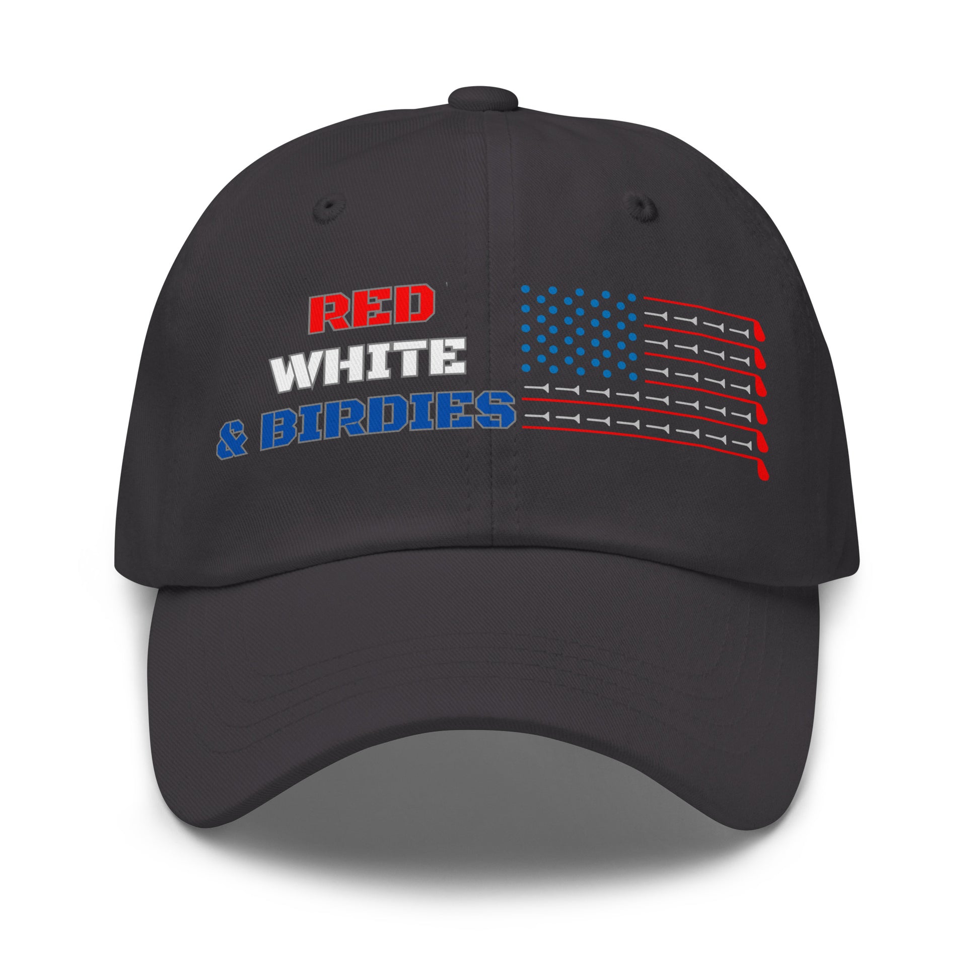 birdie-themed patriotic hat for players and fans