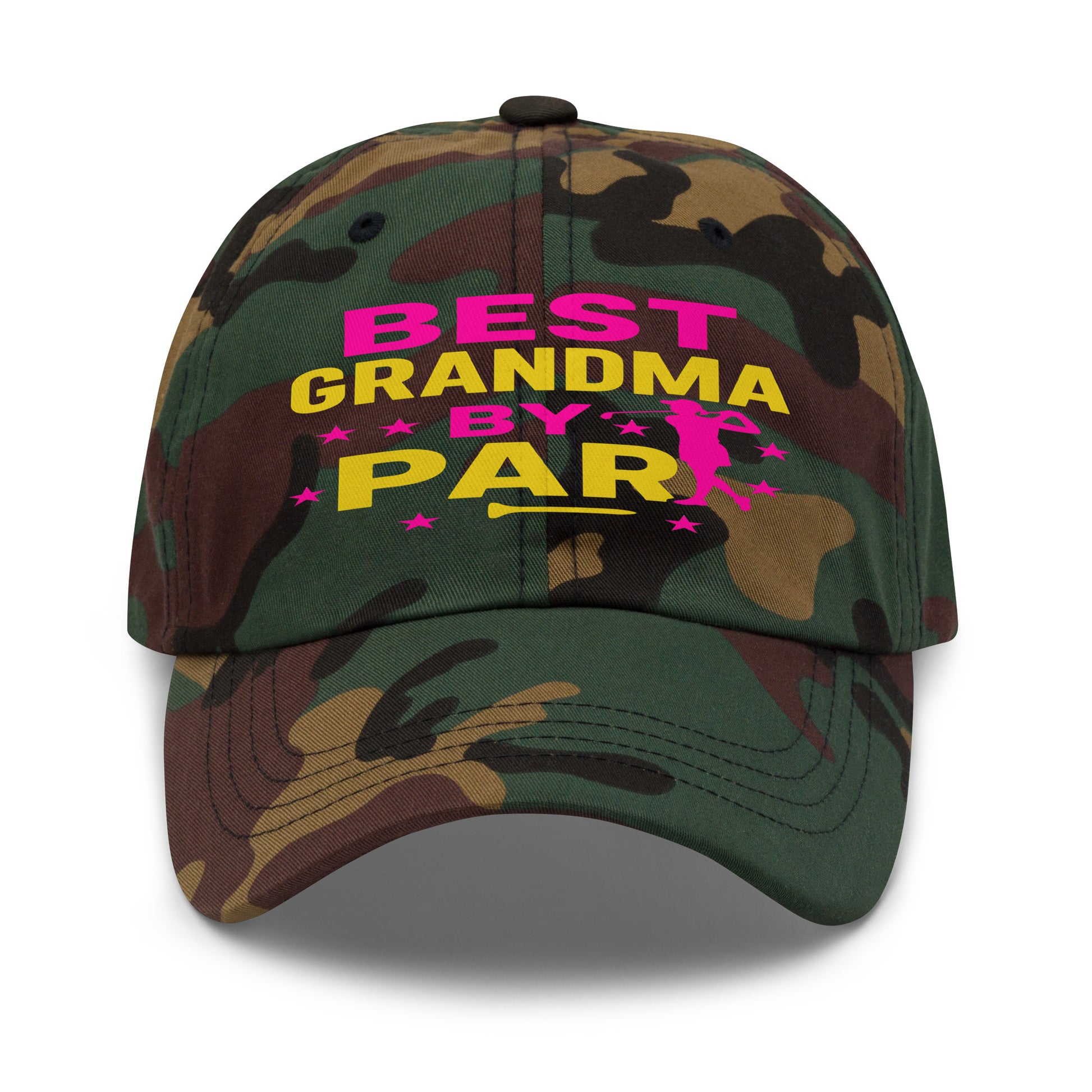 camo green grandma golf cap