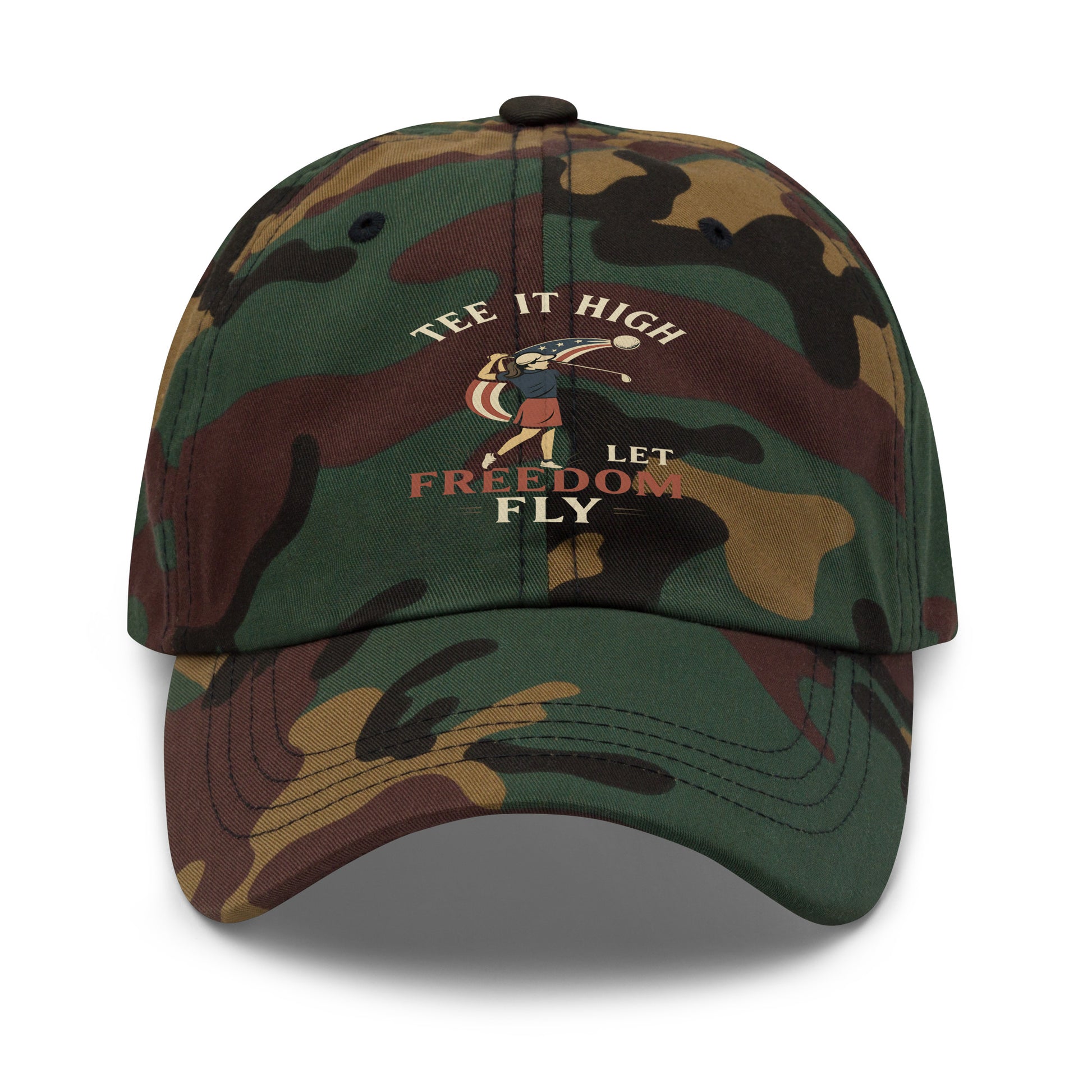 camo green option available for ladies golf hat