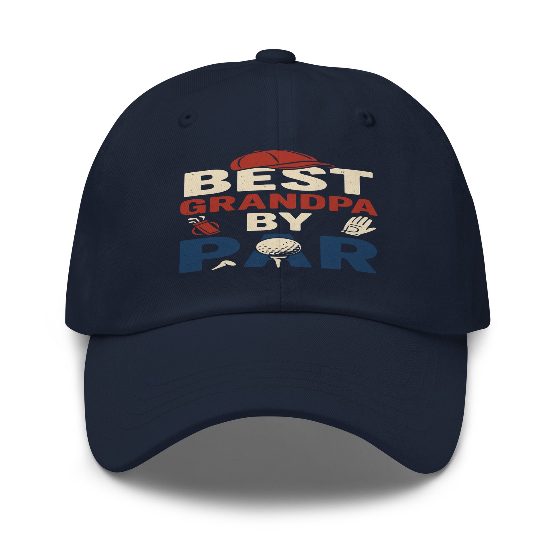 unstructured printed golf hat for grandpa