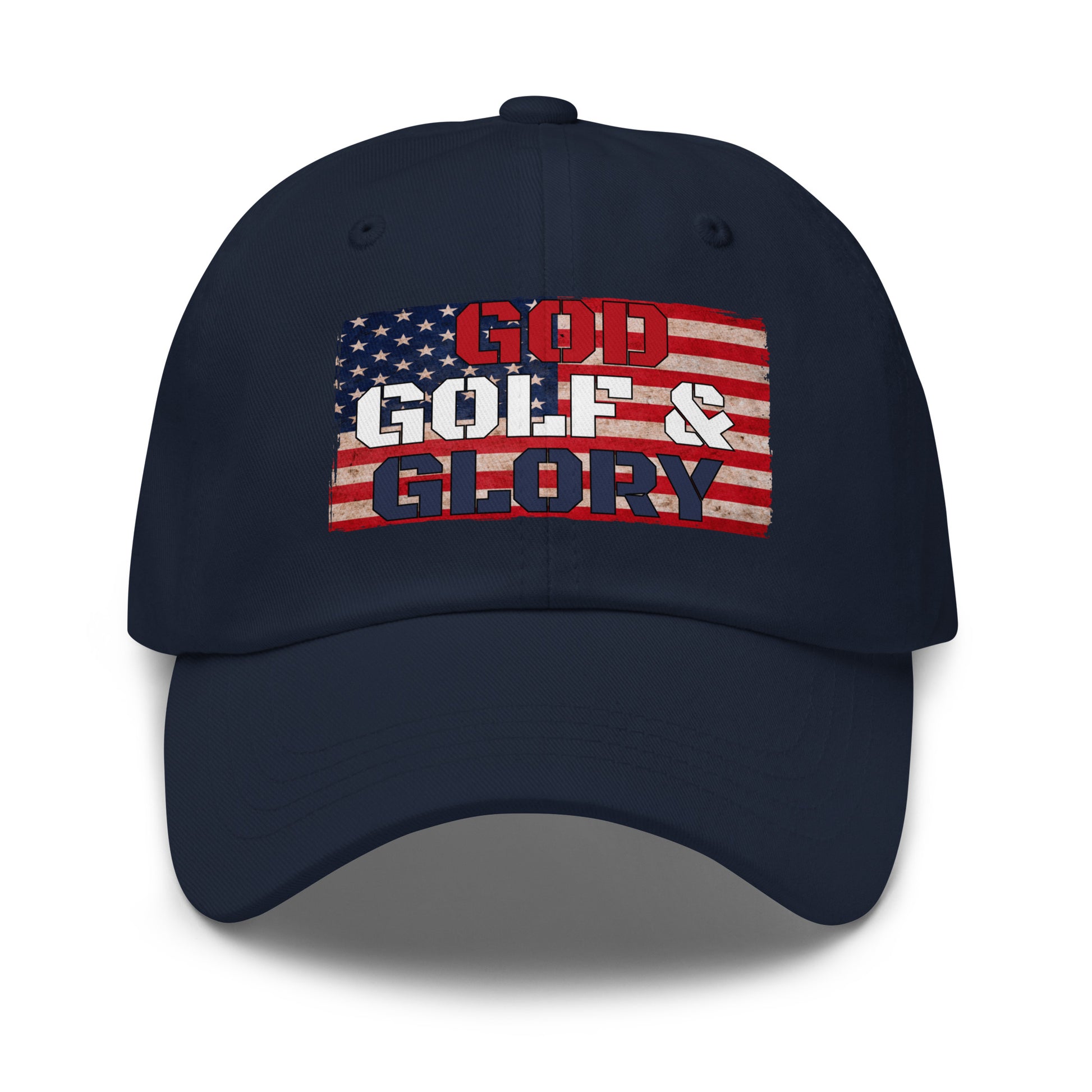 printed patriotic golf hat for believers