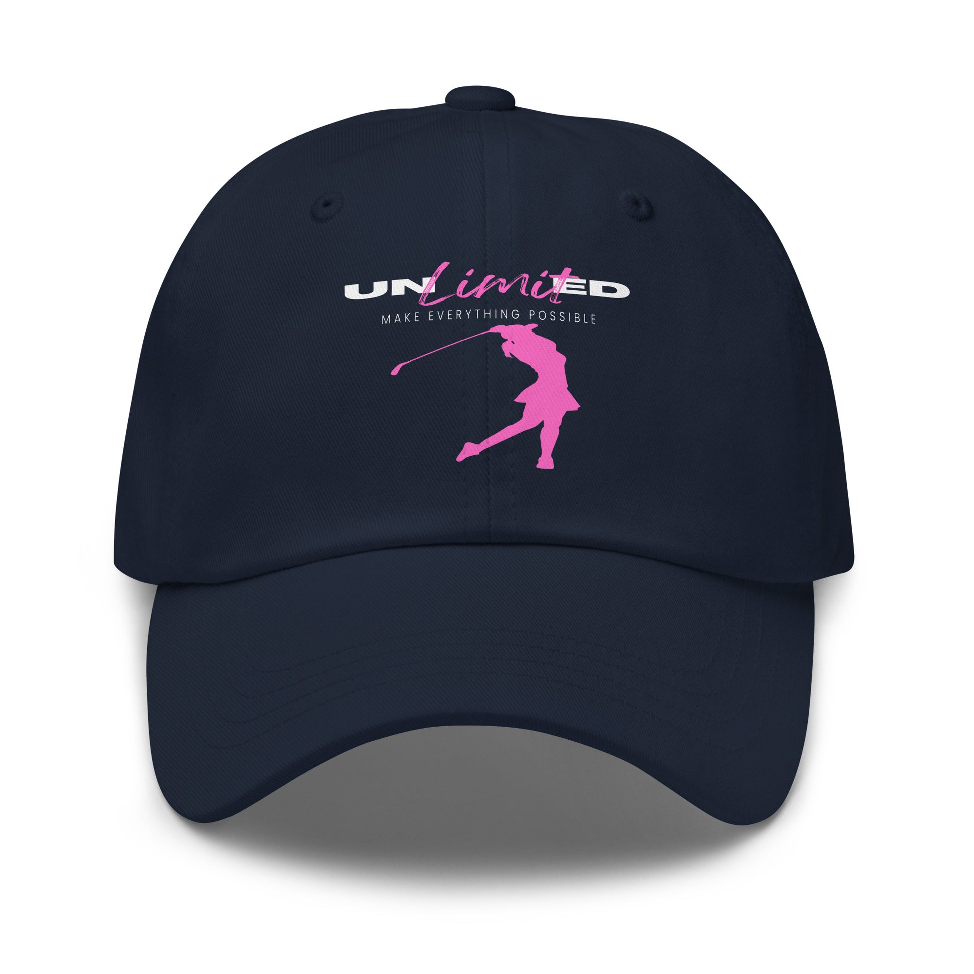 stylish unstructured golf hat for female players