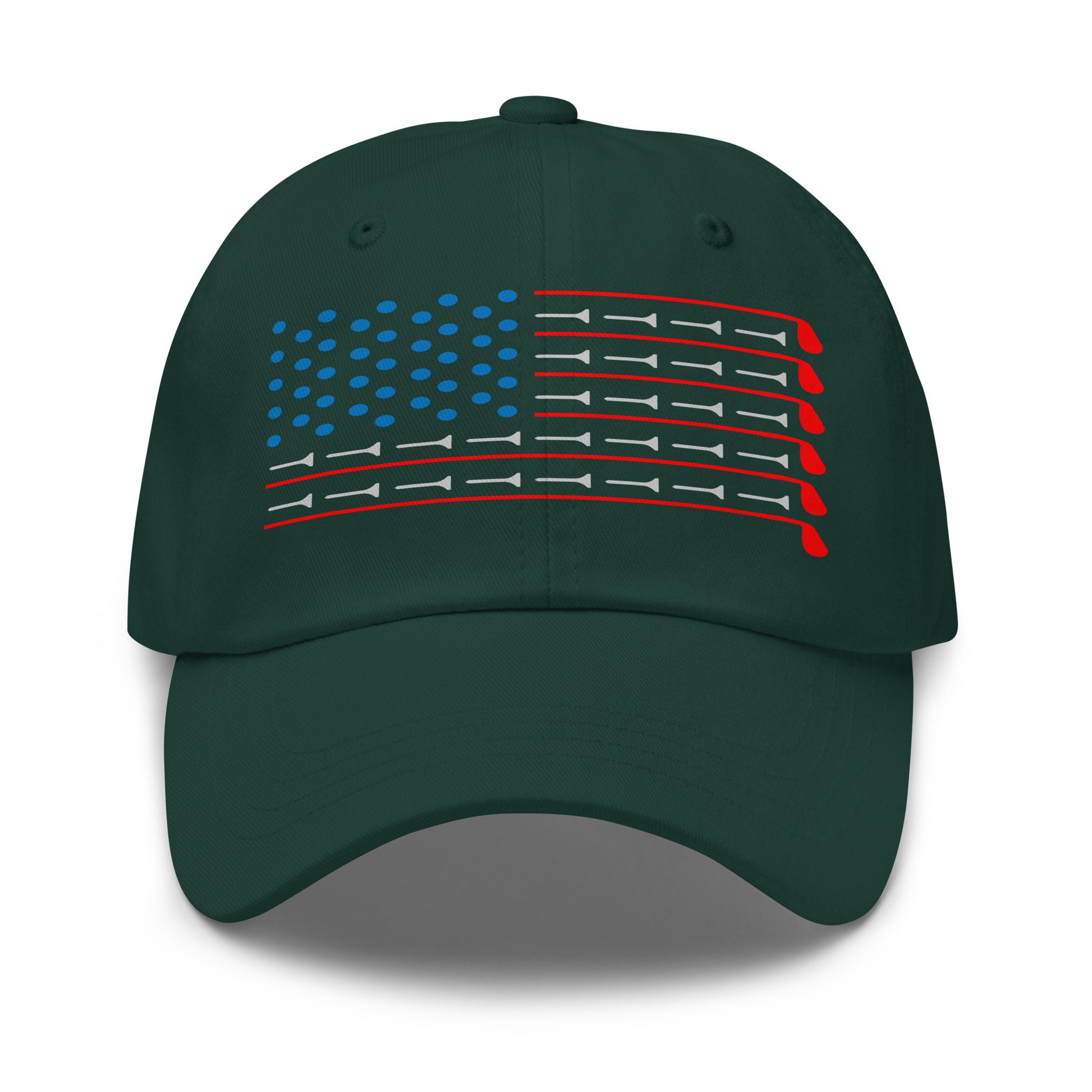 stylish patriotic golf hat for men and women