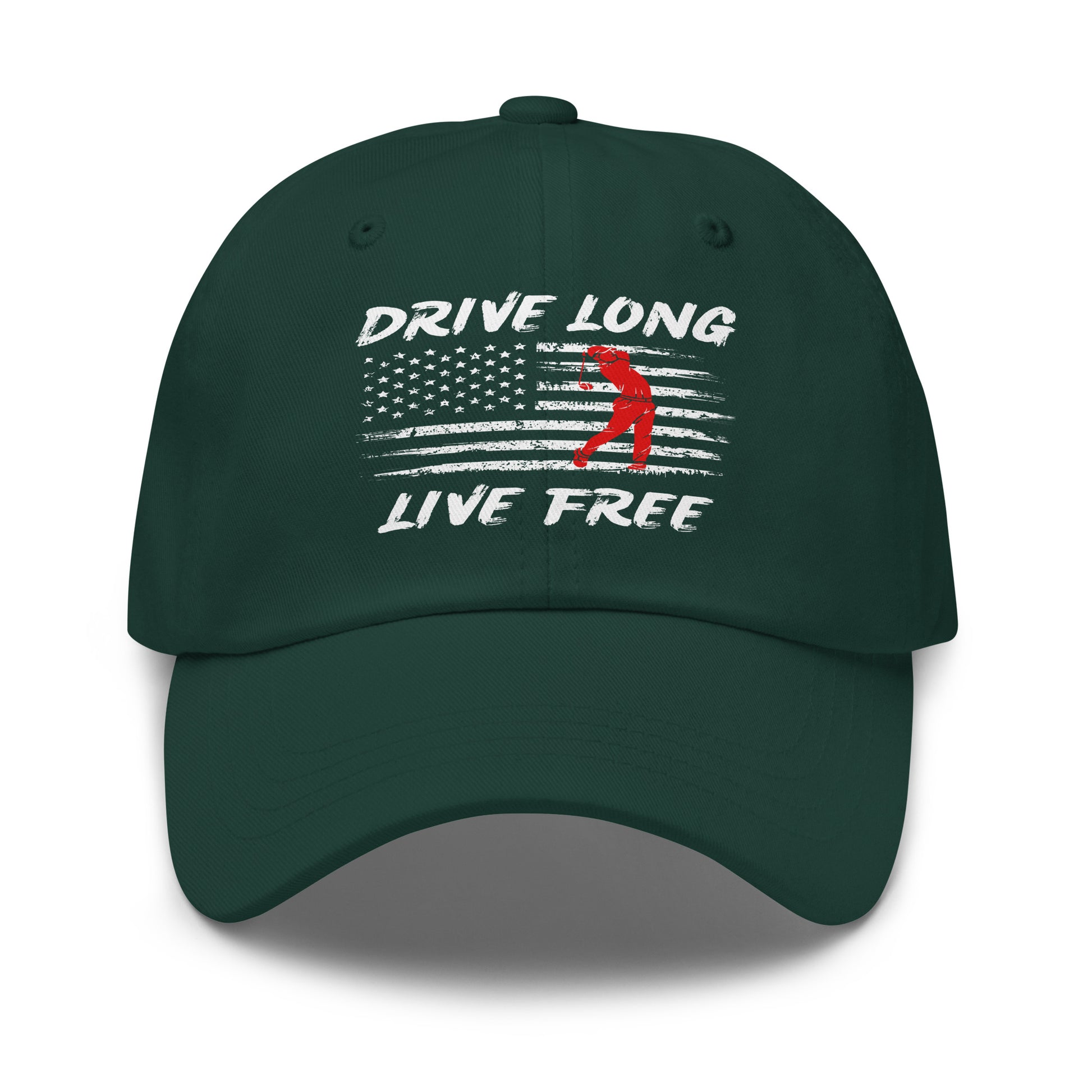 long drive themed golf hat design