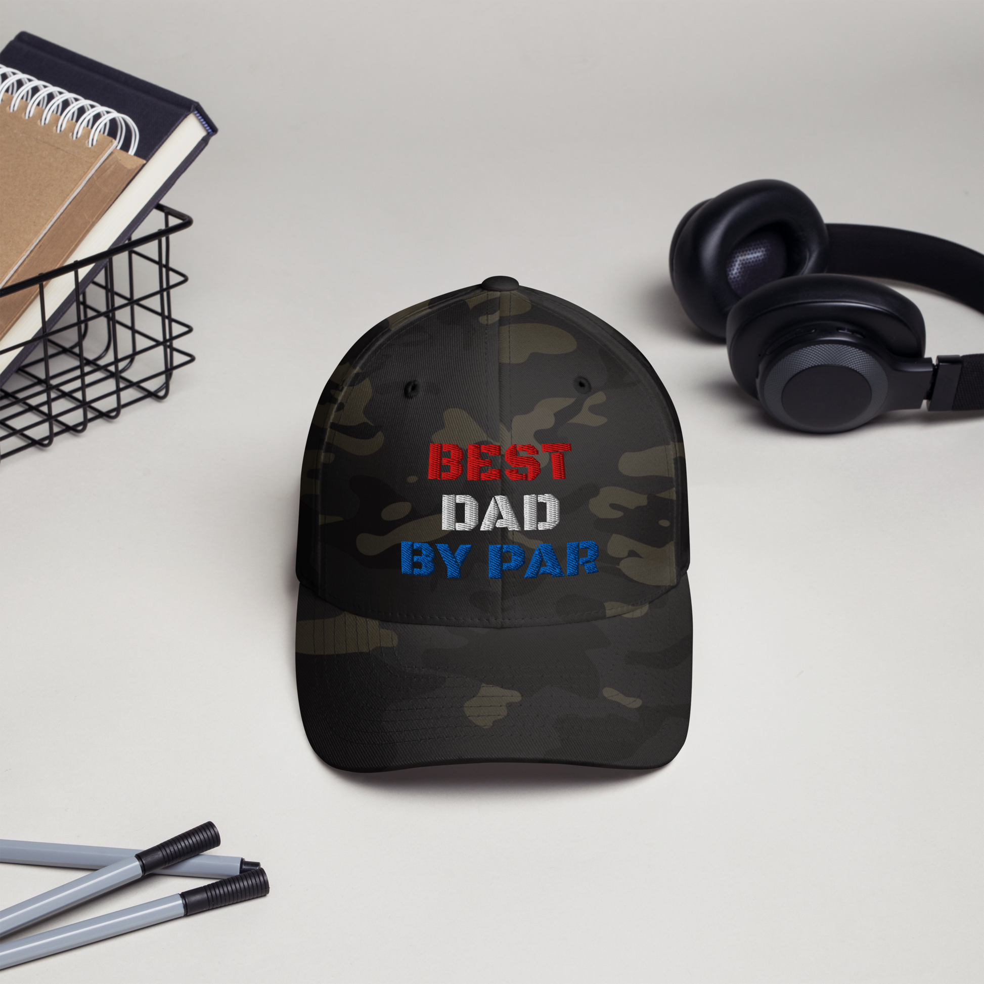father’s day golf hat gift idea with patriotic style