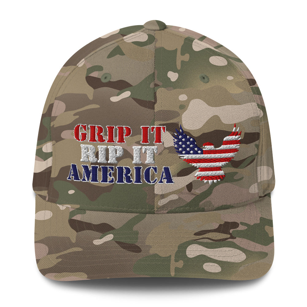 grip it rip it camo golf cap perfect gift for patriotic golfer