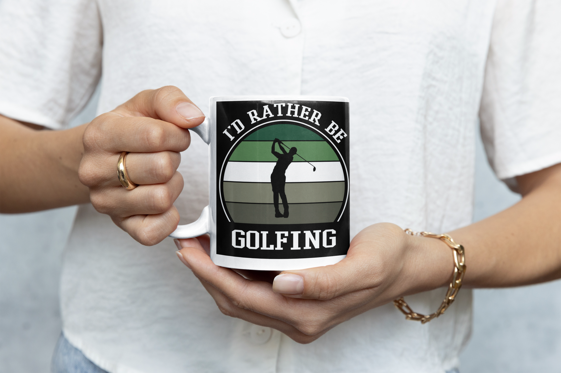 Mug for golfers who always wish they were on the course