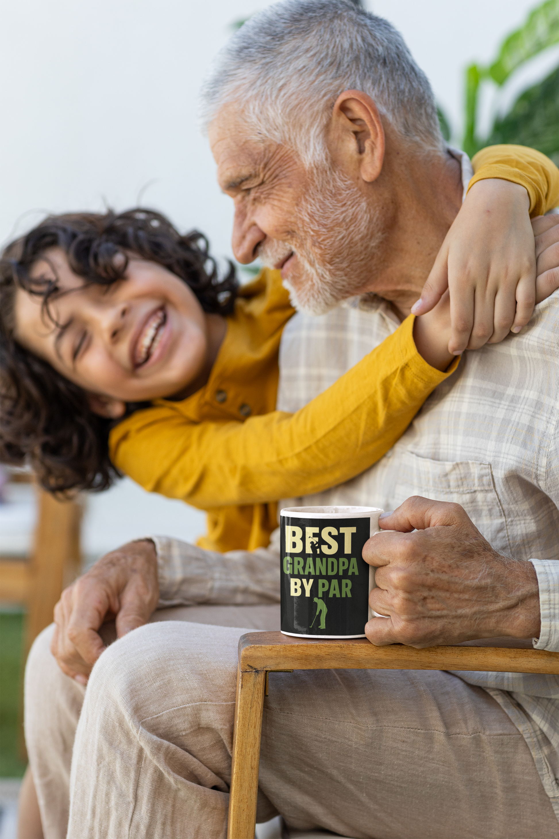 funny golf mug for grandpa gift idea