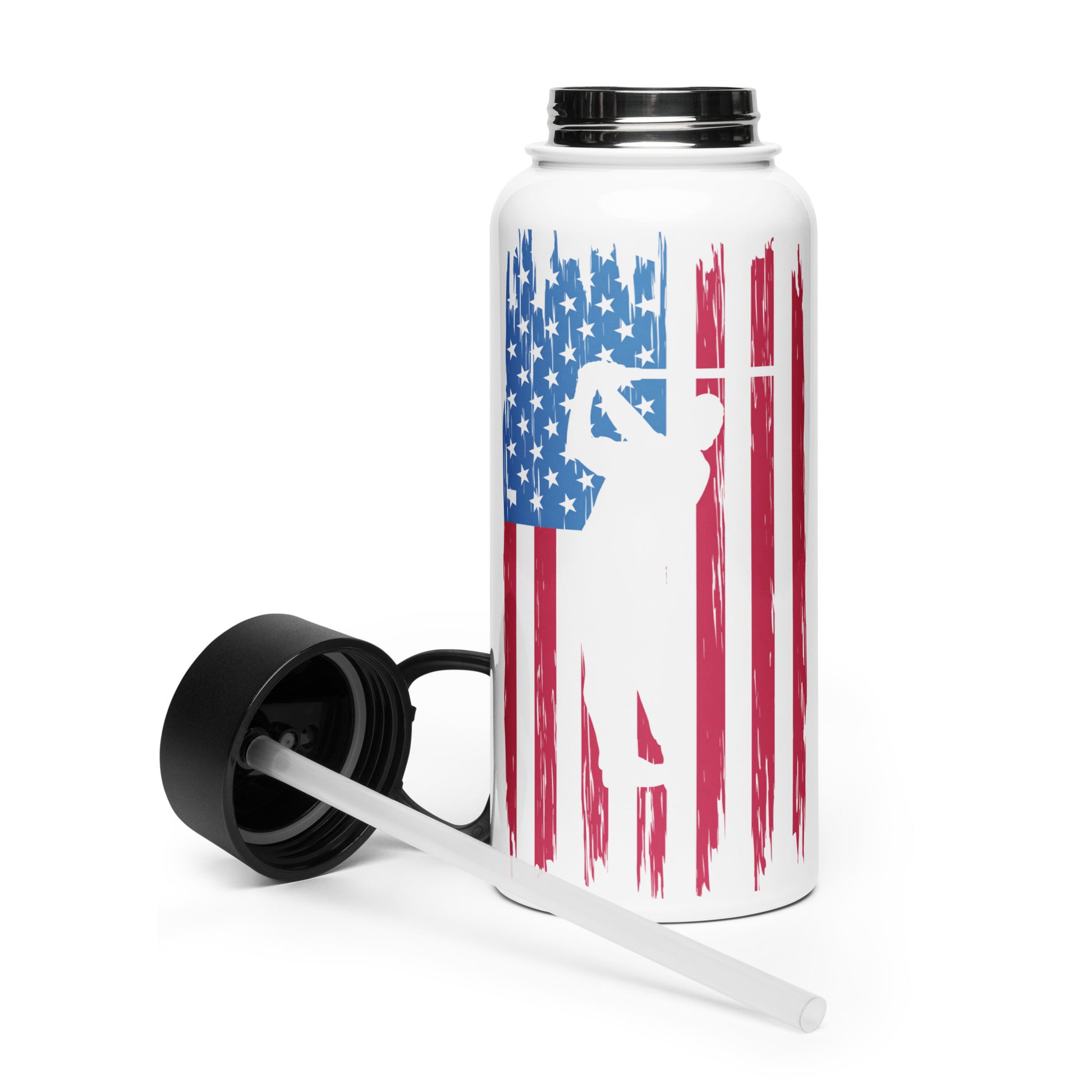 patriotic golf water bottle