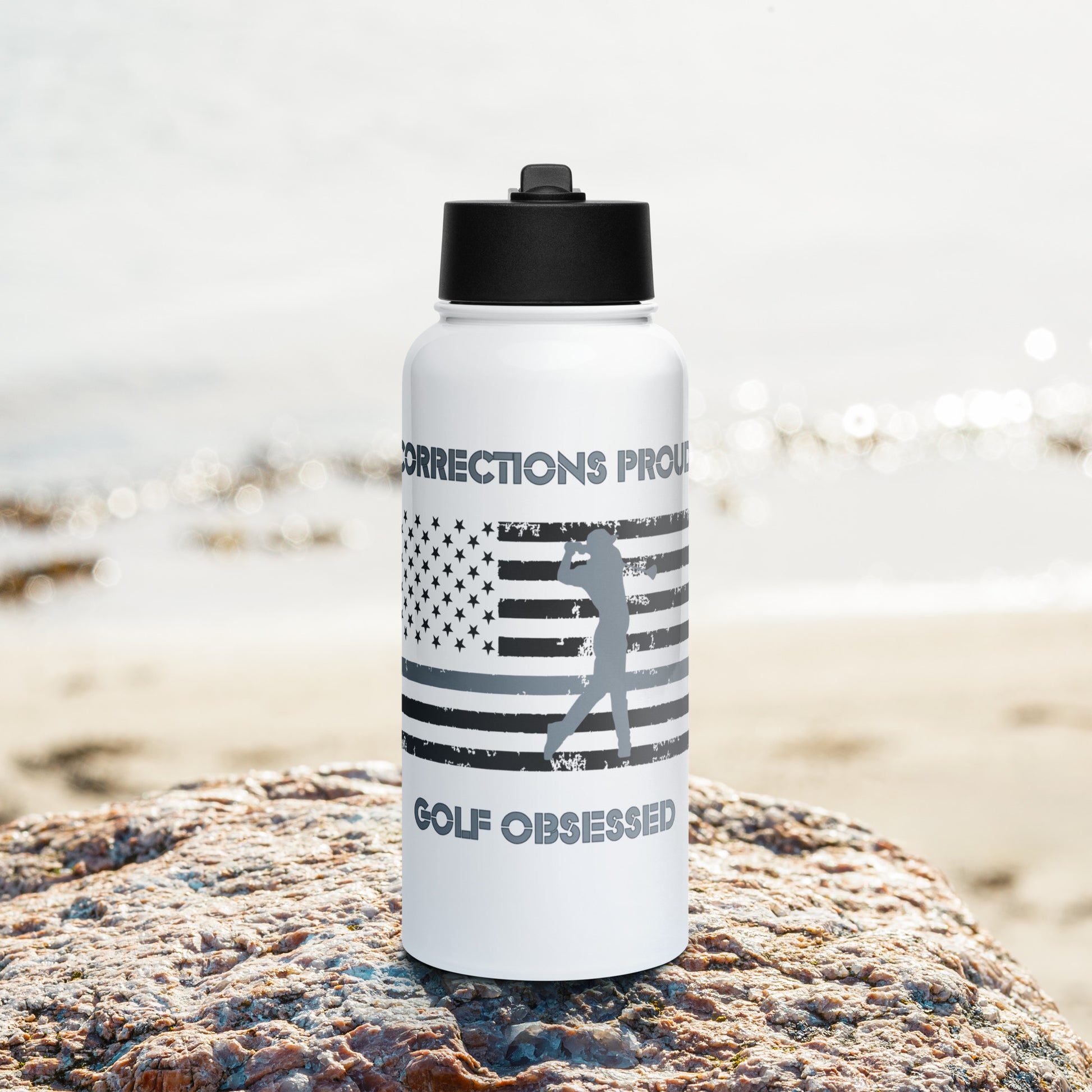 patriotic correctional officer hydration bottle