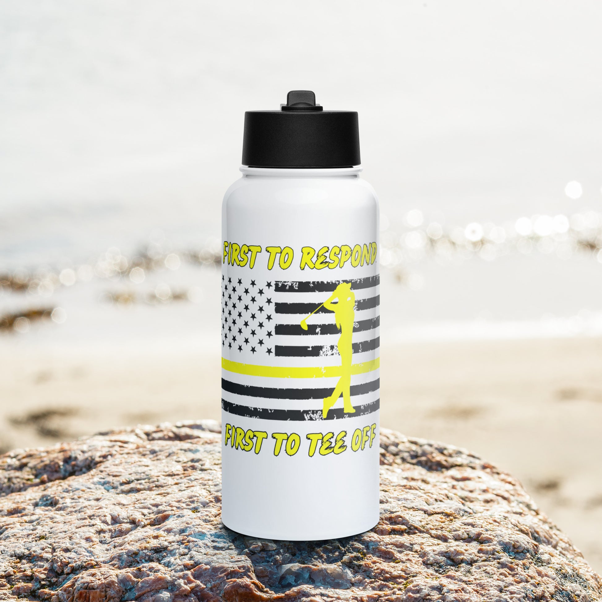 golf themed bottle for dispatcher ladies