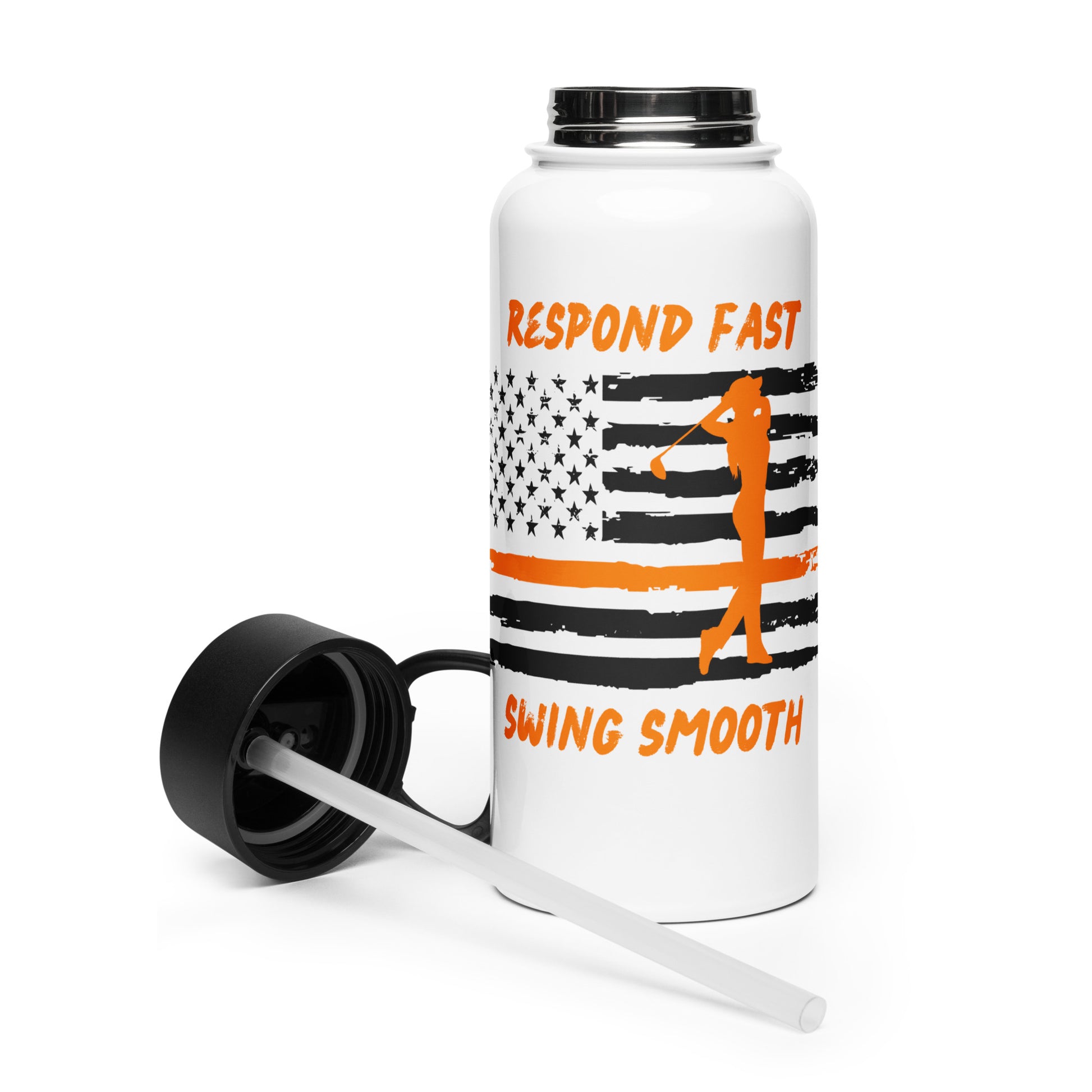 ladies first responder golf water bottle