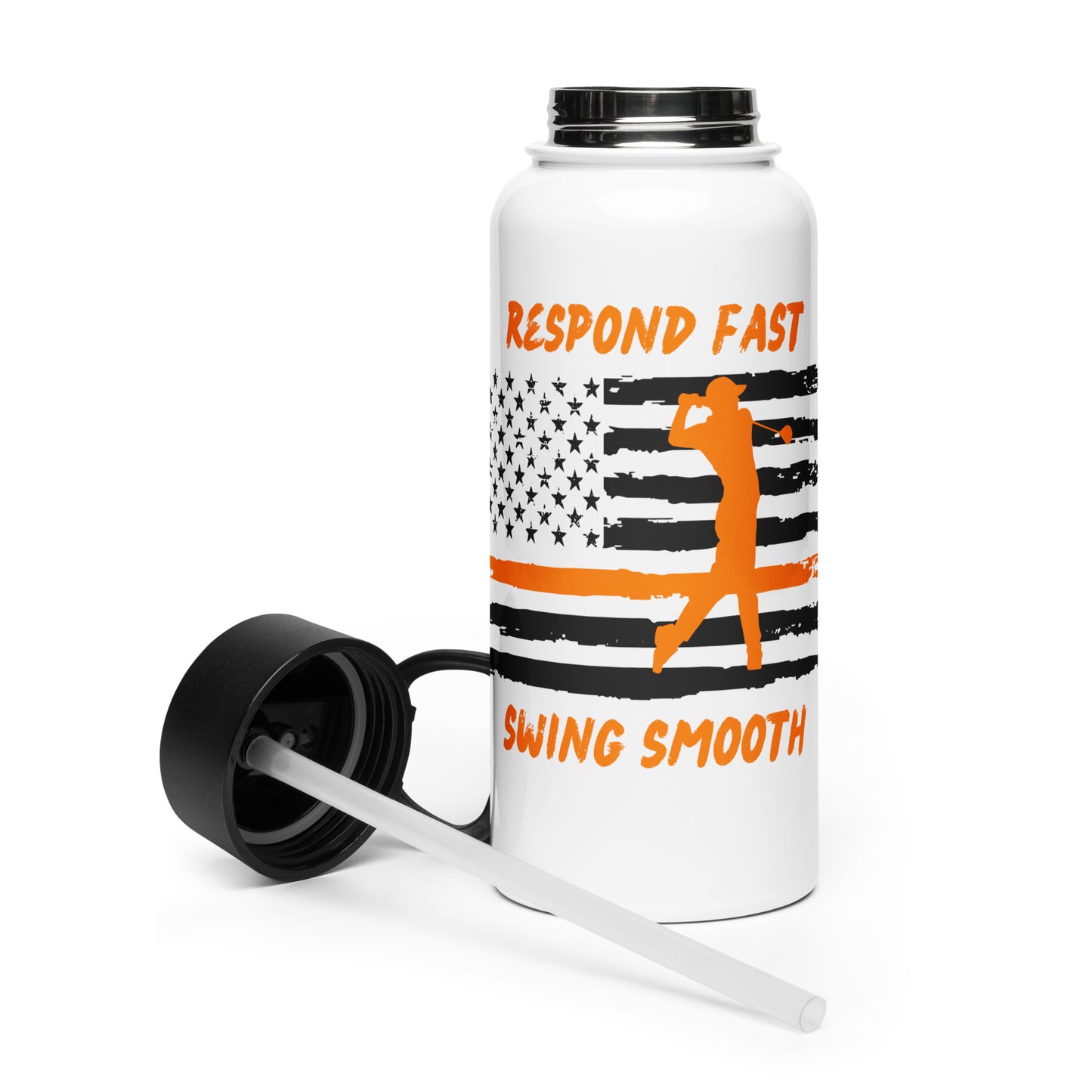 mens first responder water bottle with straw