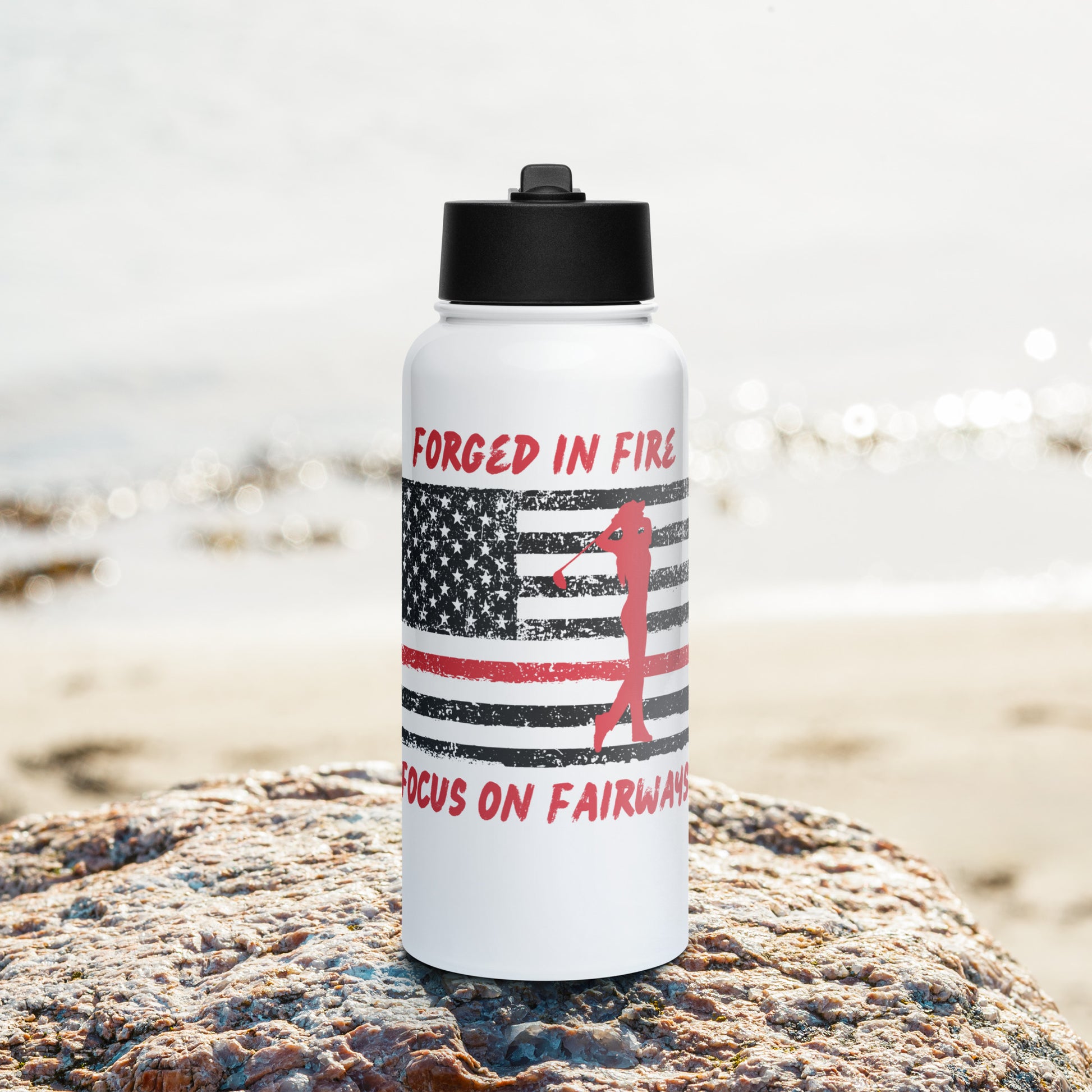 focus on fairways patriotic ladies bottle