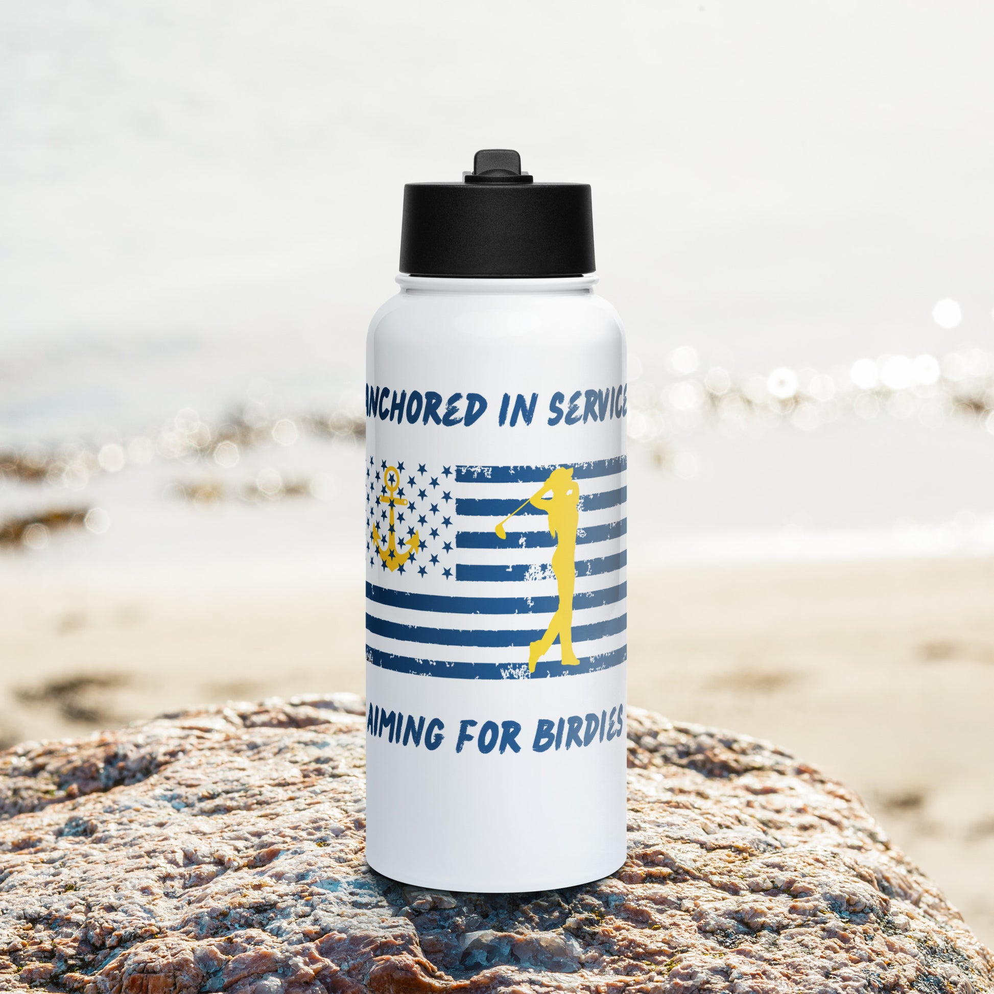 golf and military pride bottle for ladies