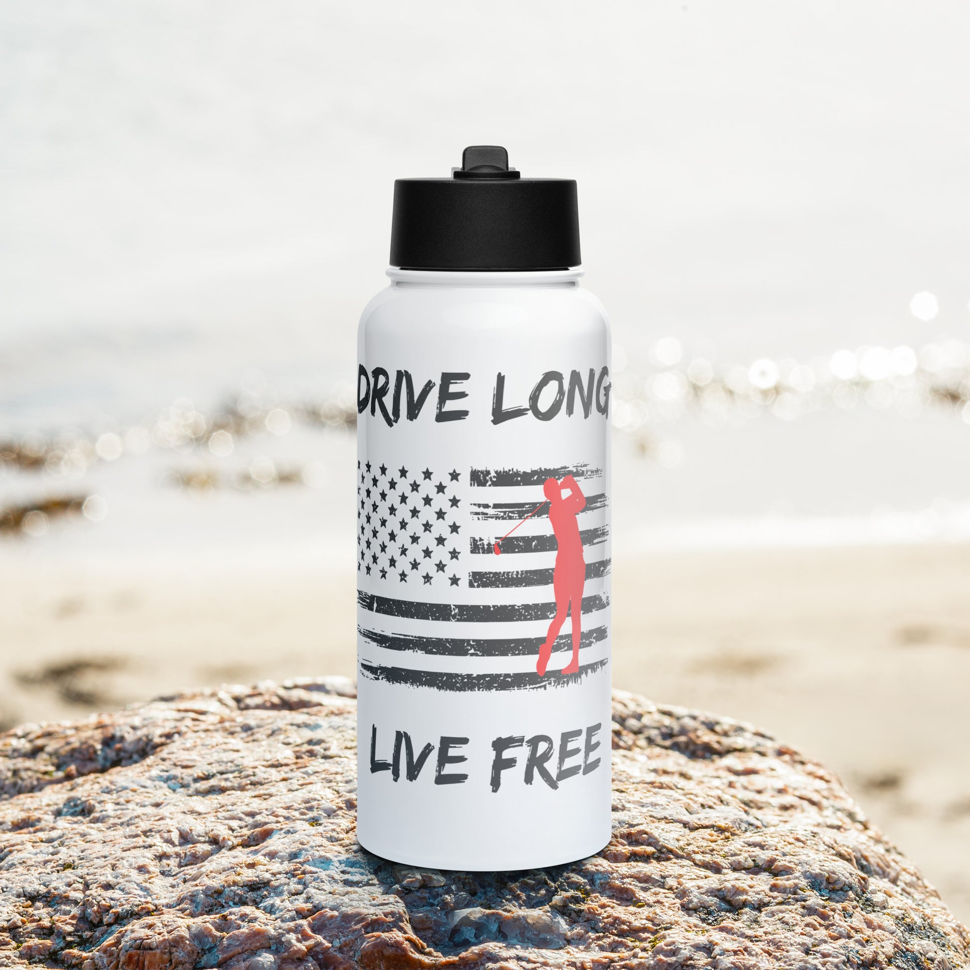 sports bottle for patriotic golfers