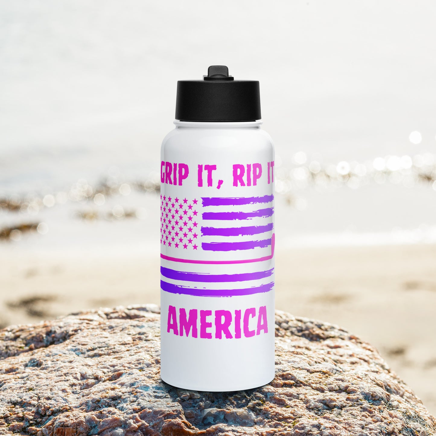 hydration bottle with straw for golf moms