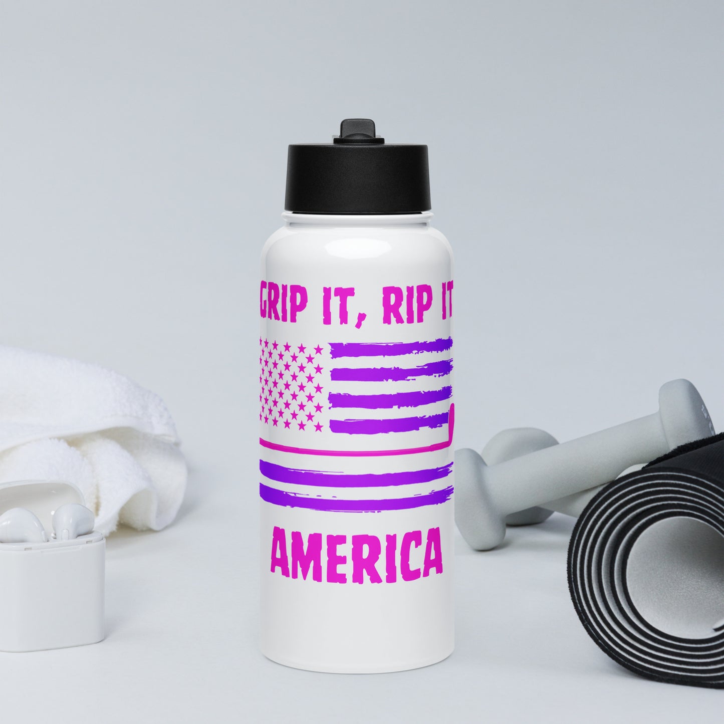 grip it rip it water bottle for women