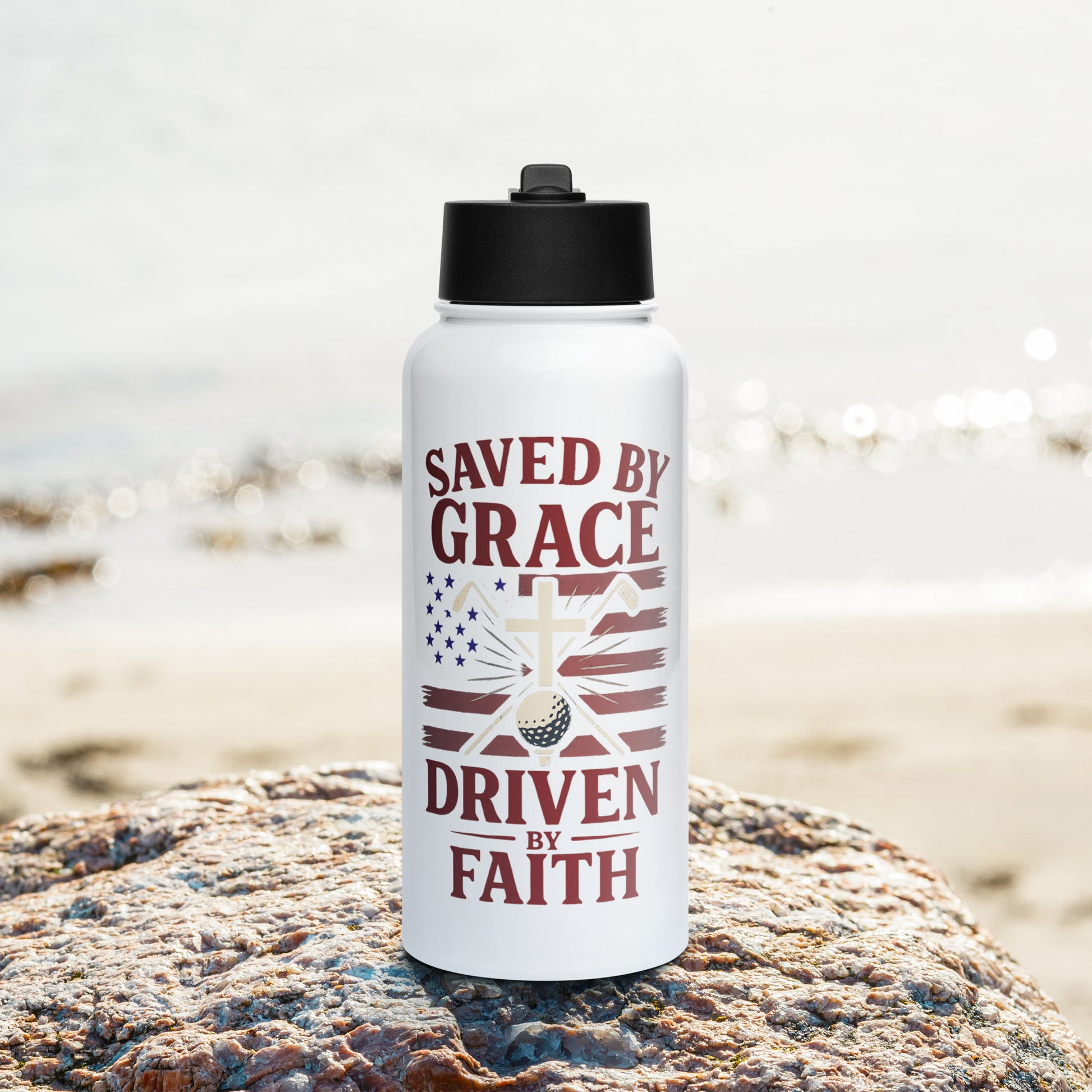 golf bottle for believers and patriots