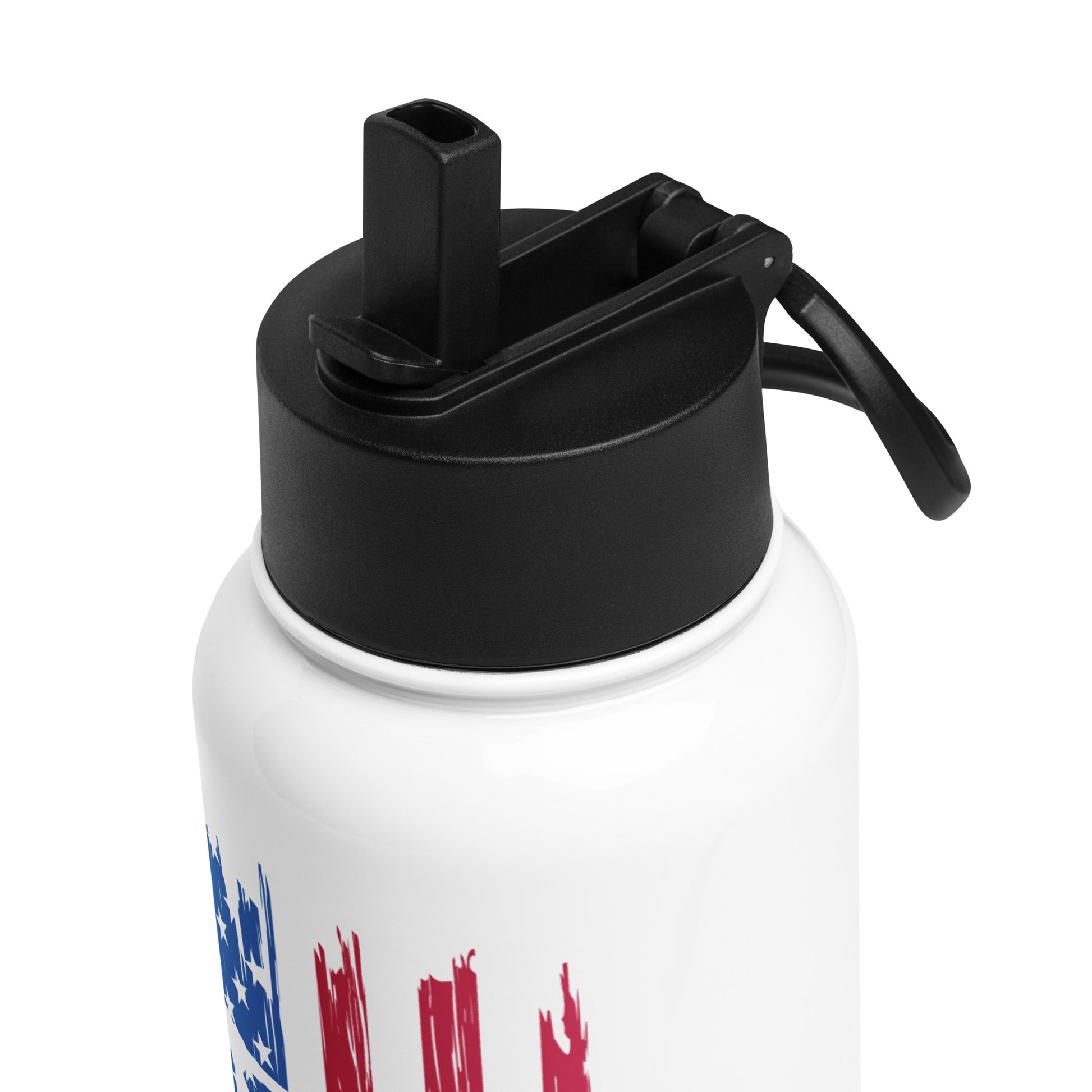golf swing silhouette printed bottle