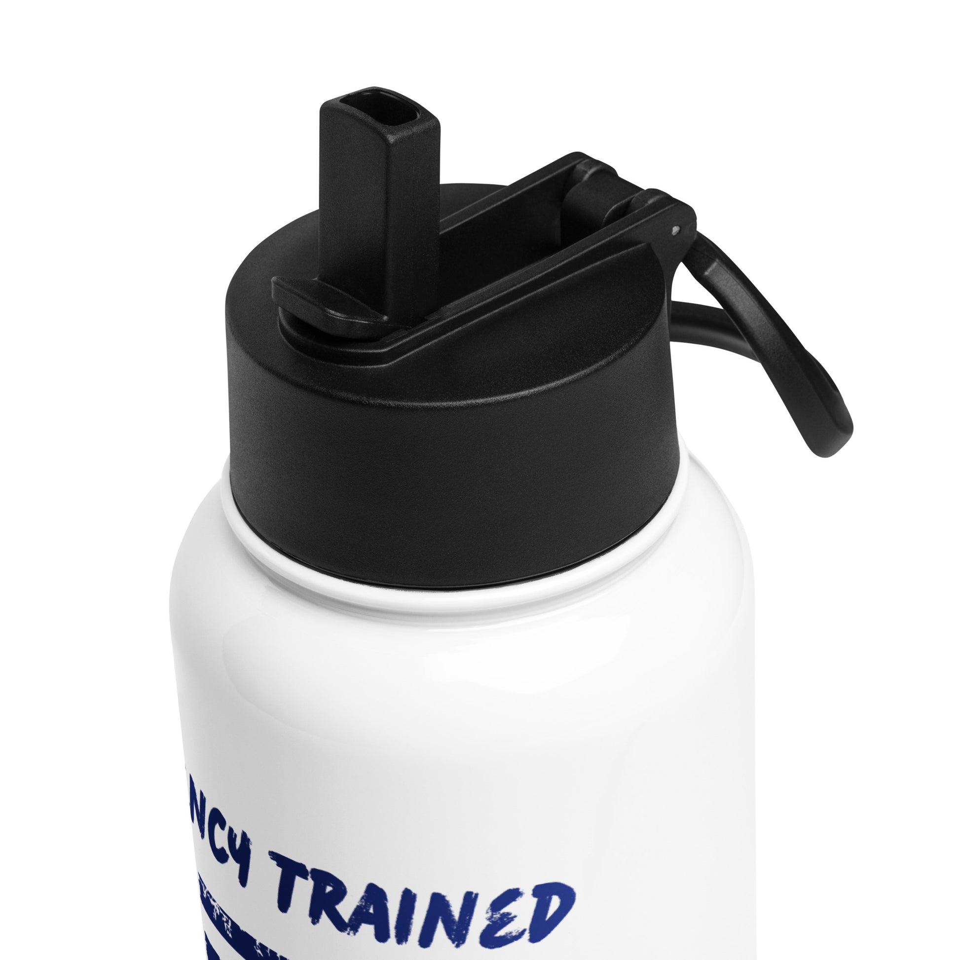 patriotic water bottle for male EMT