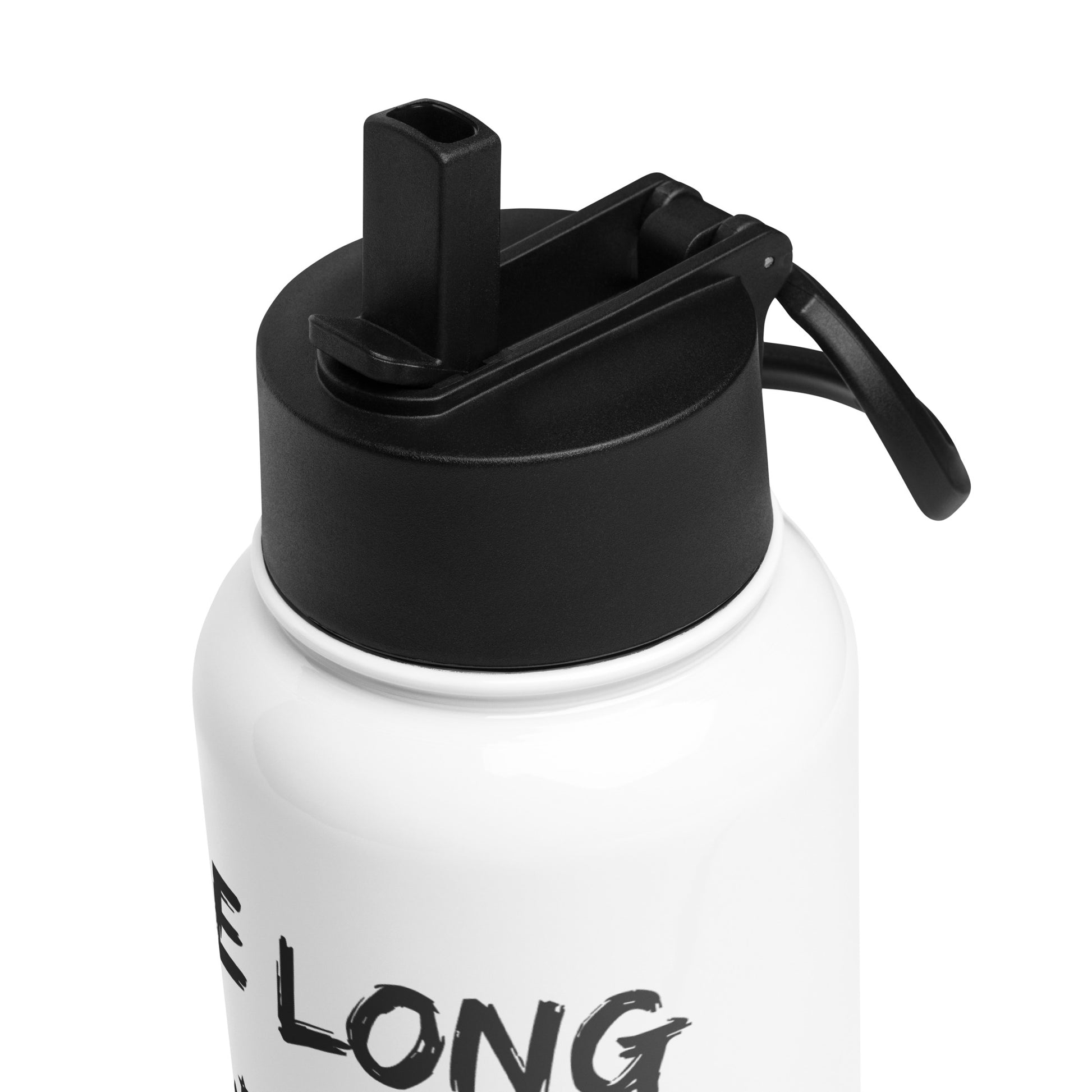 USA flag golf themed water bottle