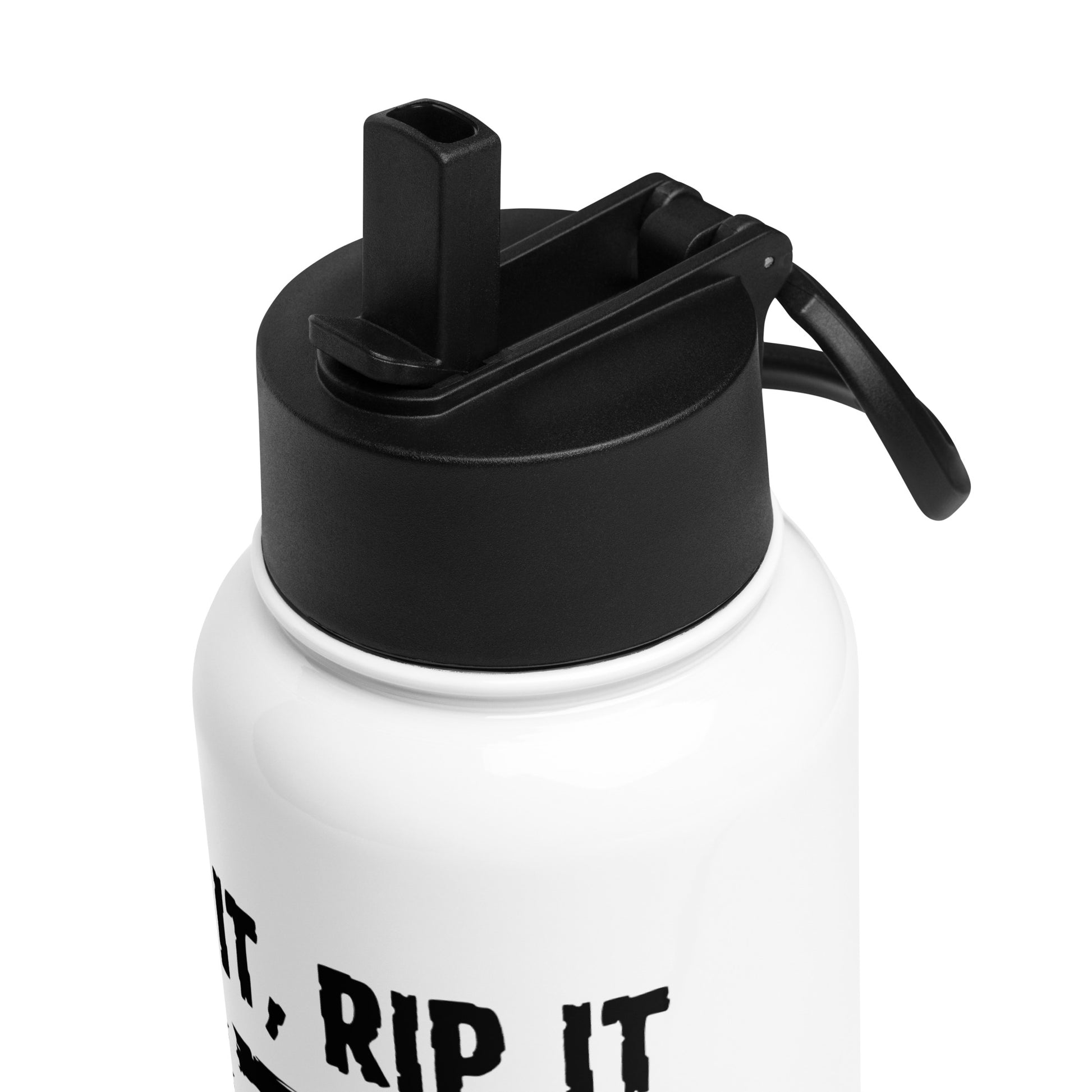 american flag themed fitness bottle