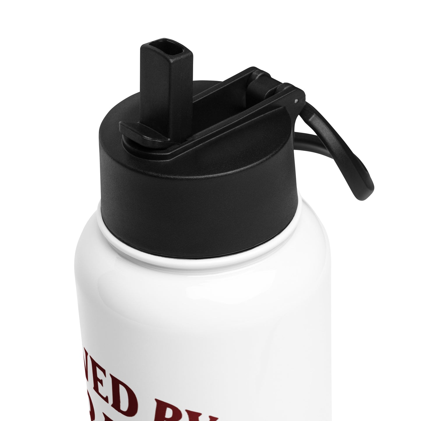 religious gift water bottle with cross