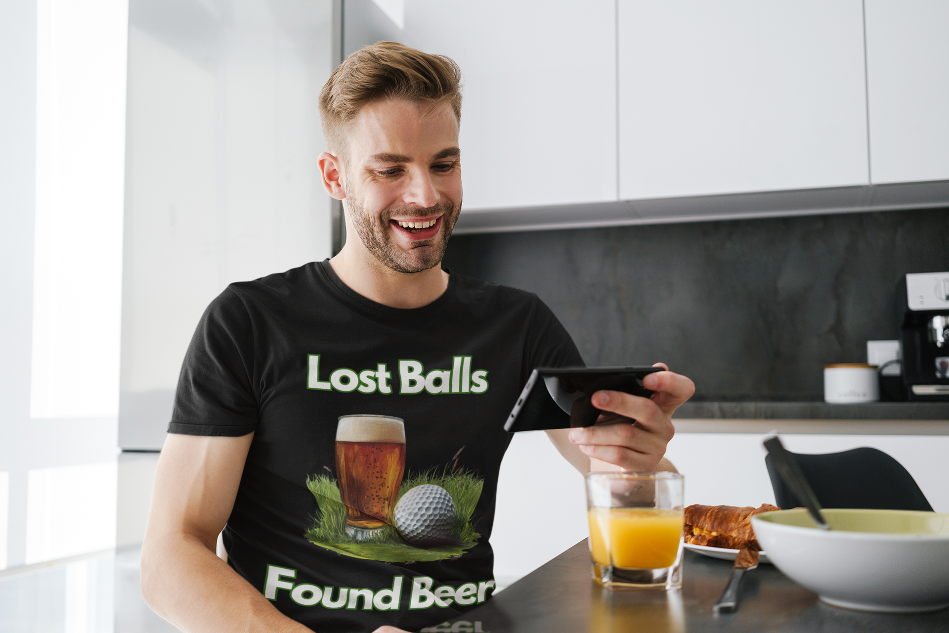 Lost Balls Found Beer funny golf shirt