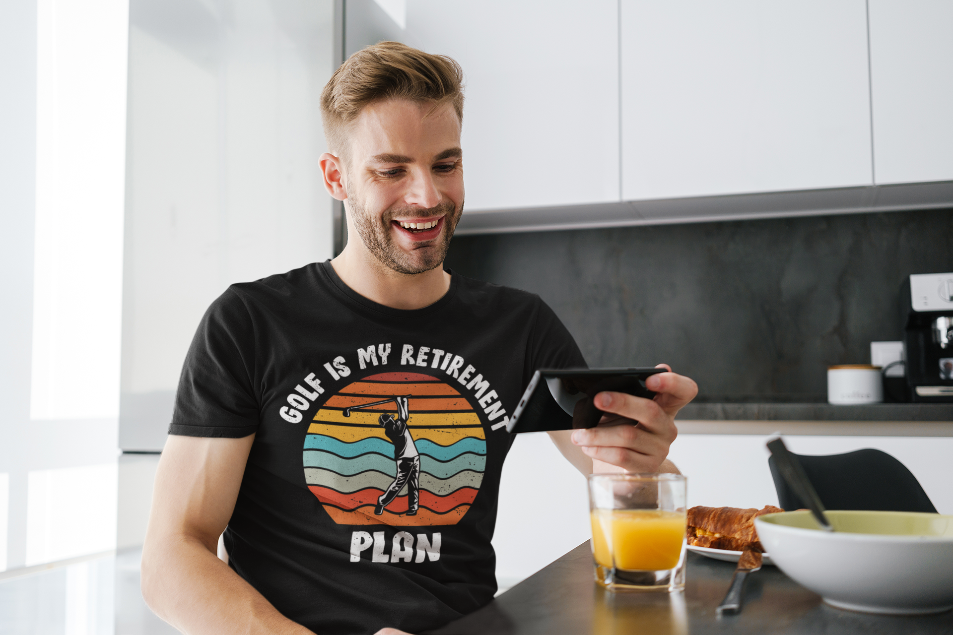 Golf is My Retirement Plan t-shirt design