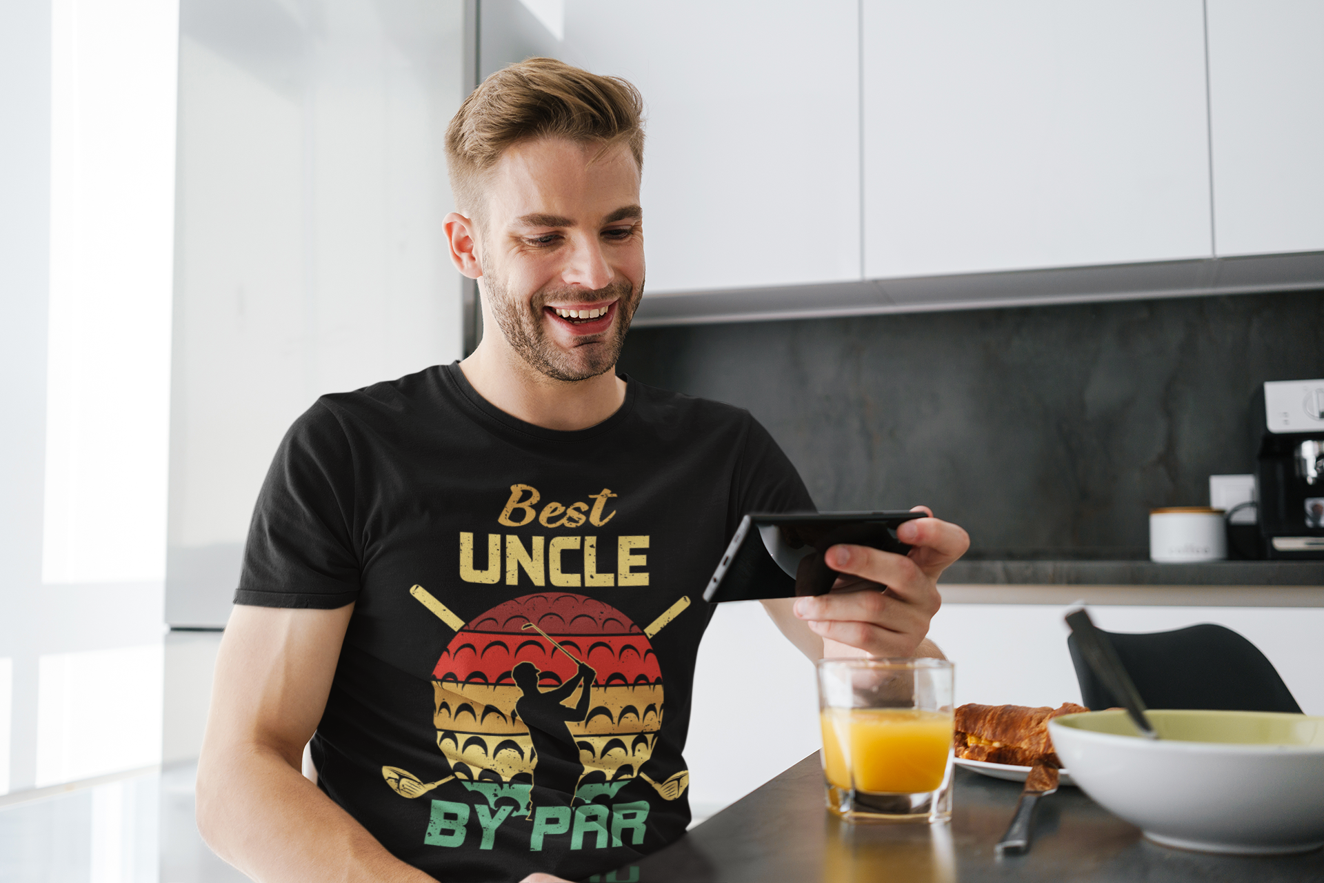 Best Uncle by Par t-shirt design