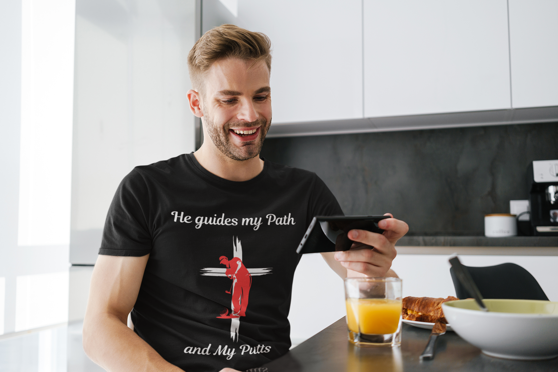 Christian golf t-shirt design