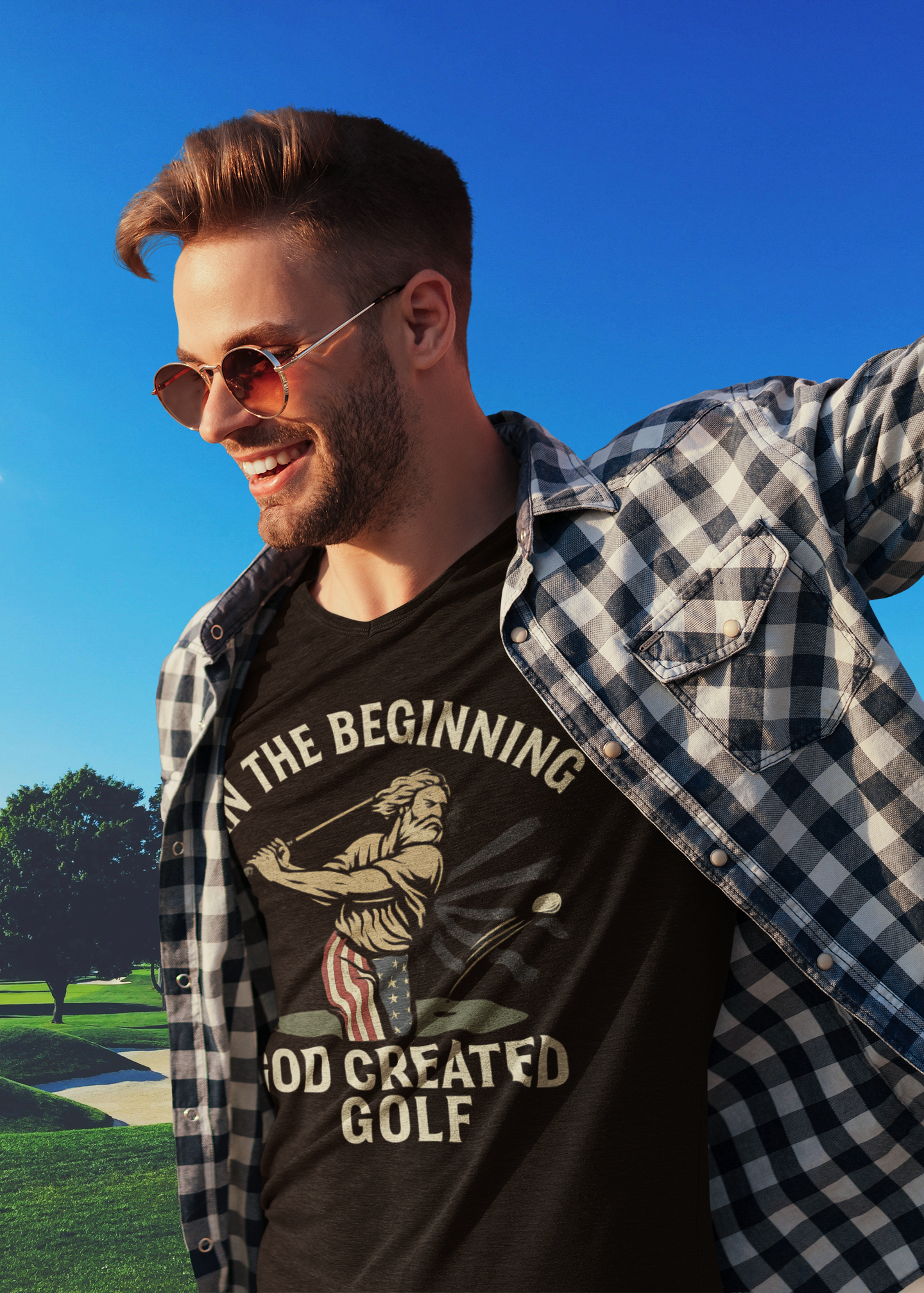 religious themed vintage t-shirt with divine figure artwork